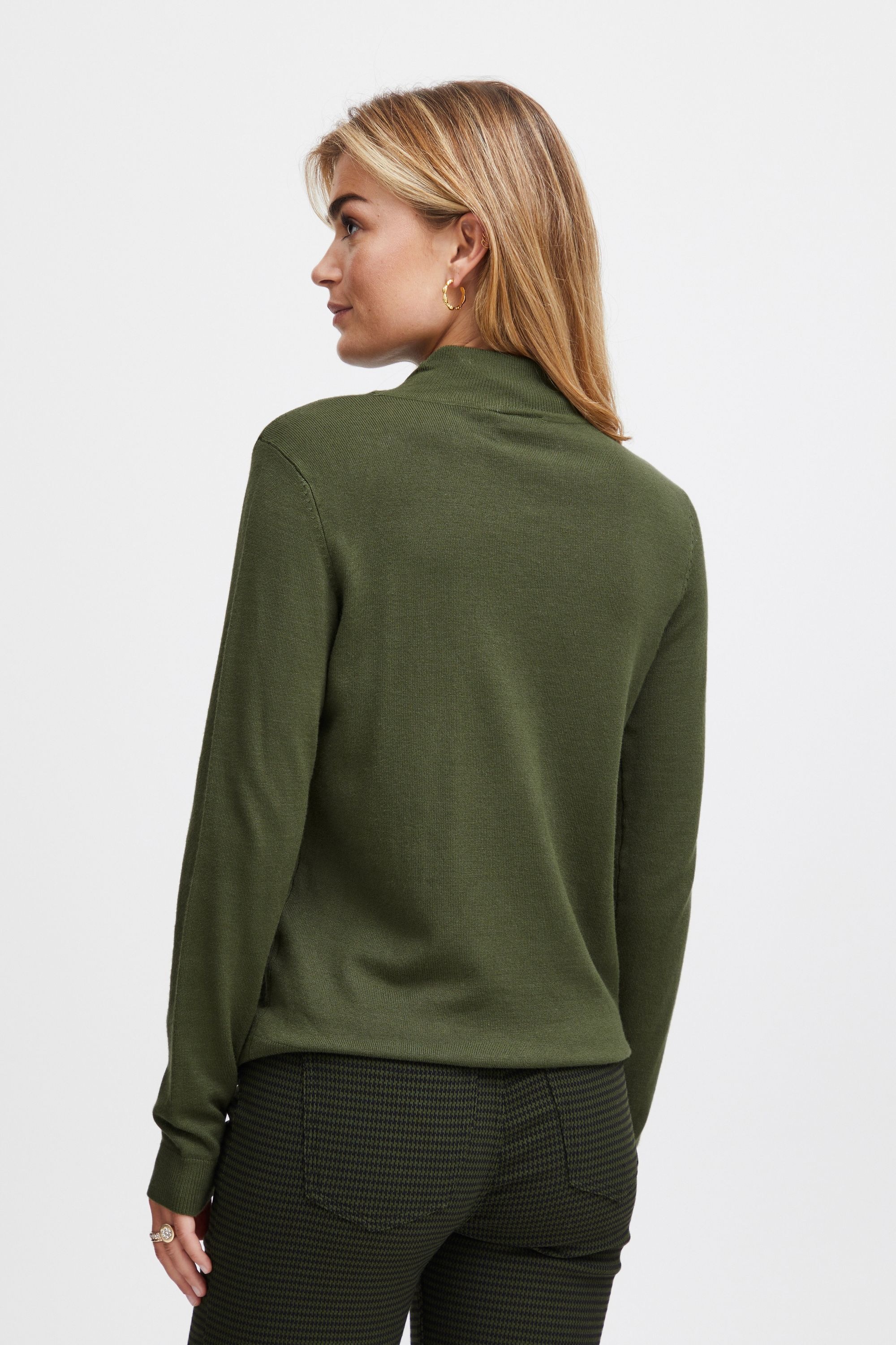 fransa Strickfleece-Pullover »Strickpullover FRBlume«