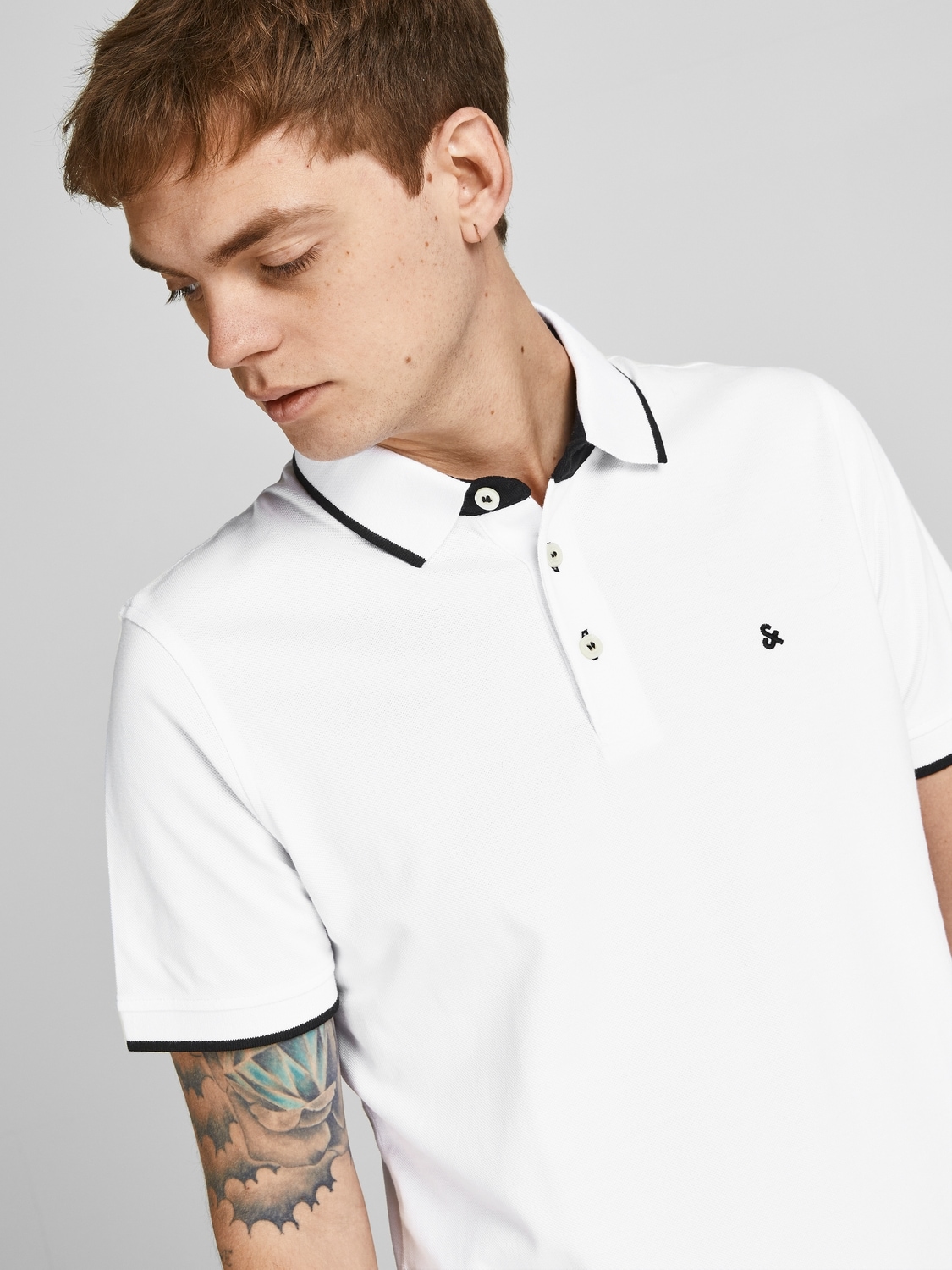 Jack & Jones Poloshirt »JJEPAULOS POLO SS 2PK MP NOOS«, (Packung, 2 tlg., 2er-Pack)