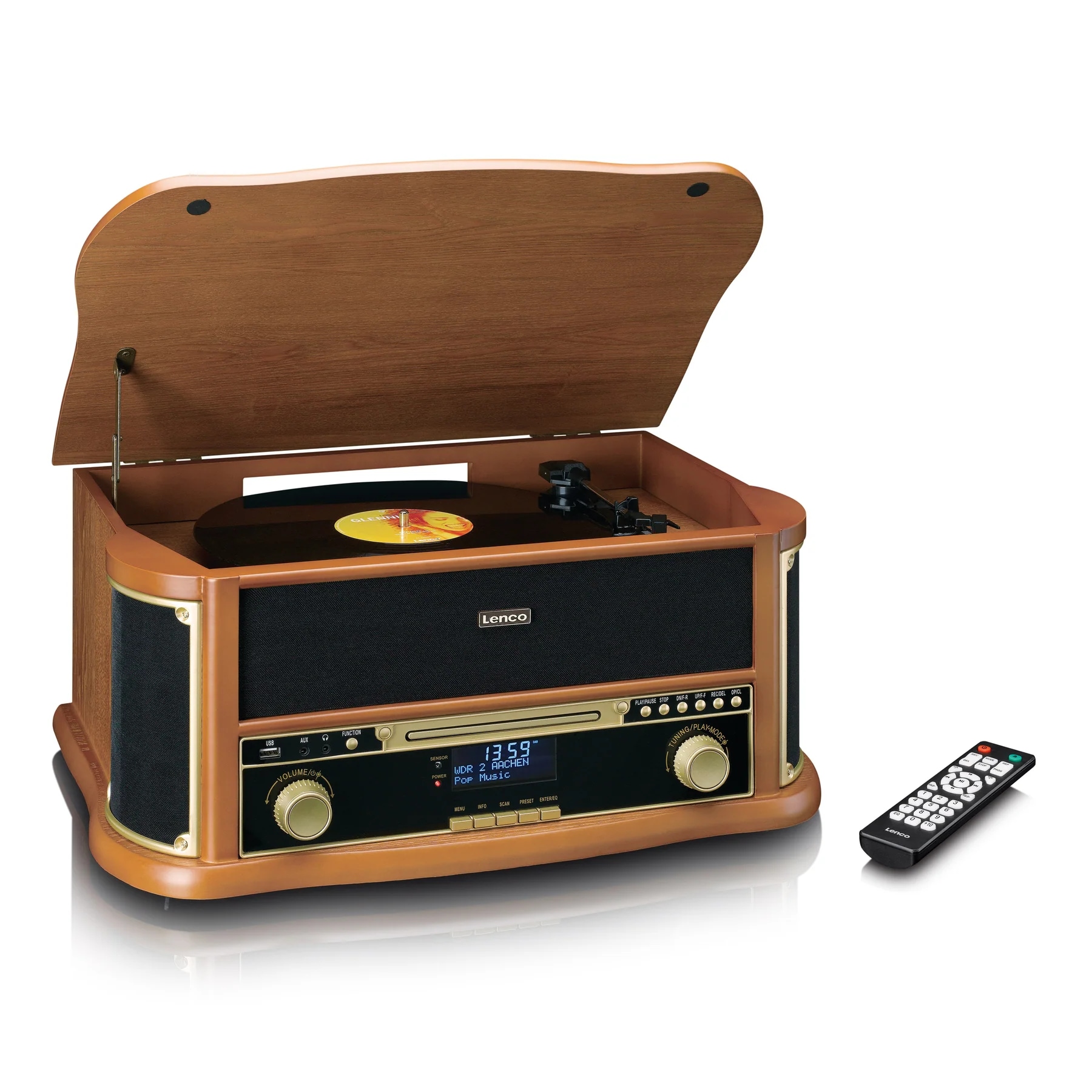 Classic Phono Multifunktionsspieler »TCD-2571WD« inkl. DAB+/FM-Radio, Bluetooth, CD, Kassette, USB