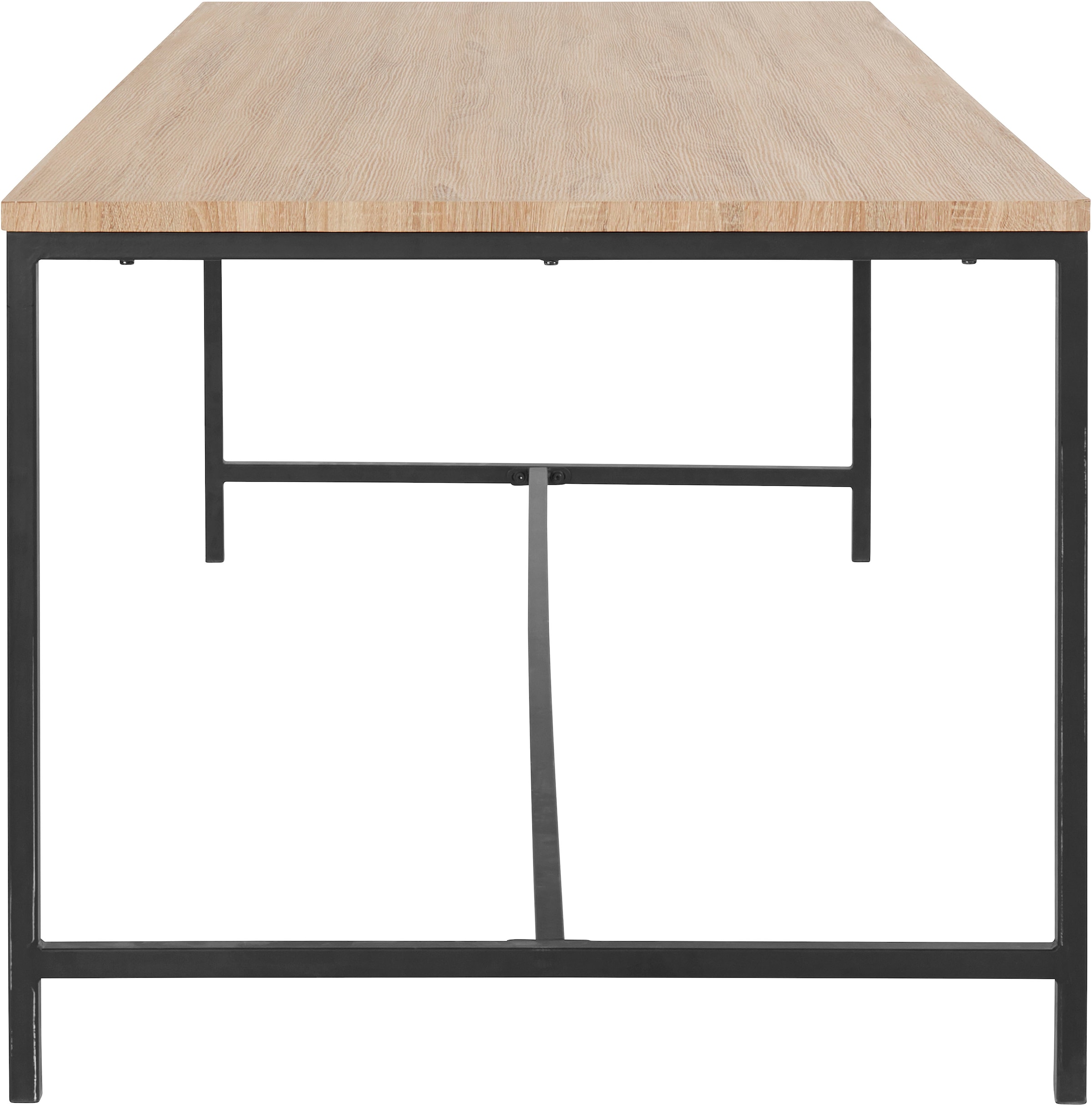 andas Esstisch »Vadum«, (1 St.), mit Tischplatte in einer Holzoptik und fühlbare Struktur, Höhe 76 cm