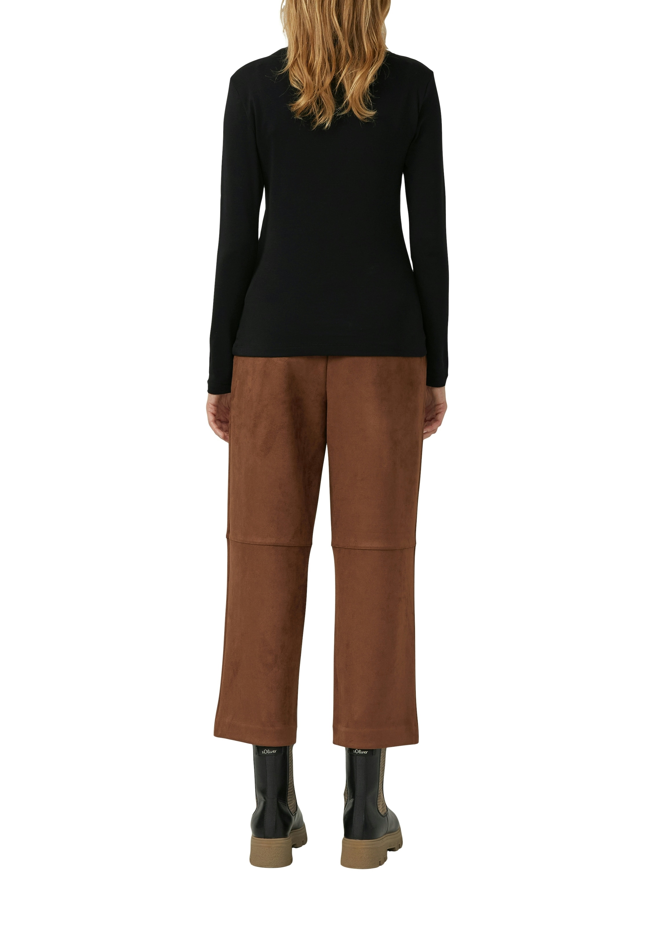 s.Oliver Rollkragenshirt im Slim Fit, Langarm