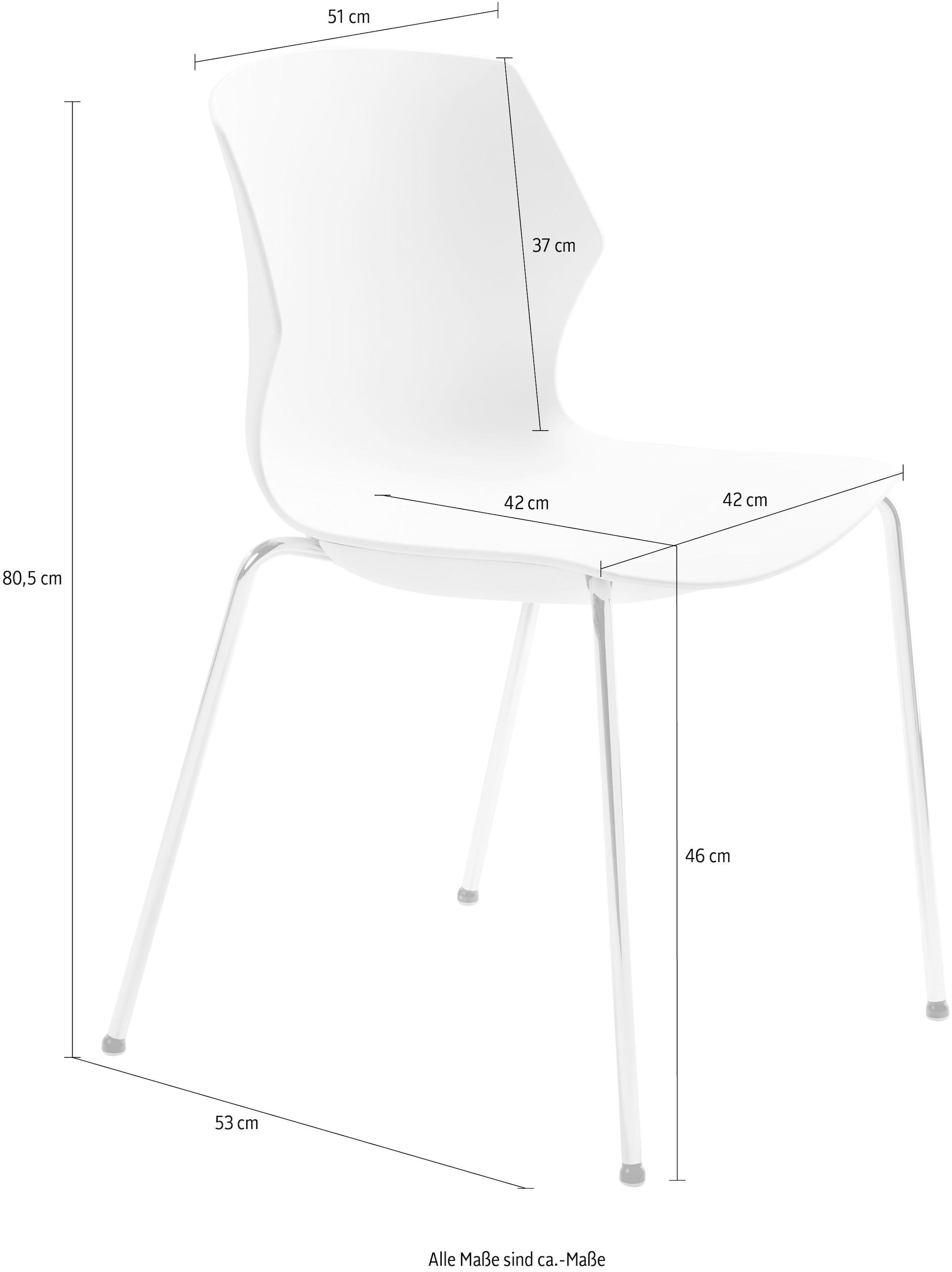 Mayer Sitzmöbel Stapelstuhl »Stapelstuhl myPRIMO« () stapelbar
