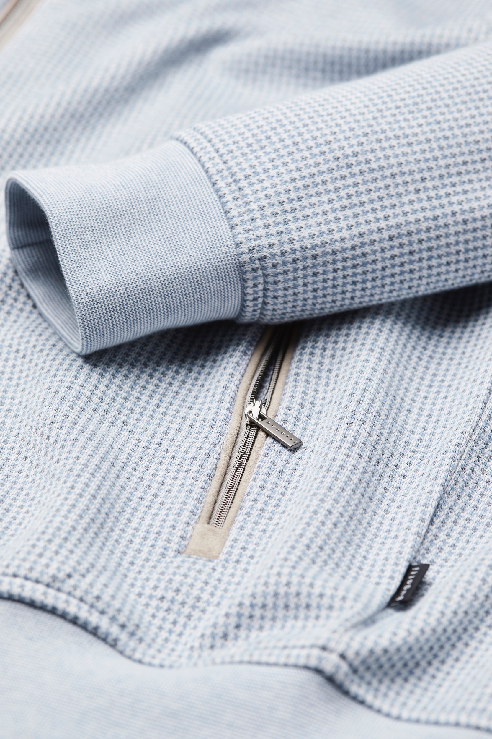 bugatti Sweatshirt, mit Stehkragen