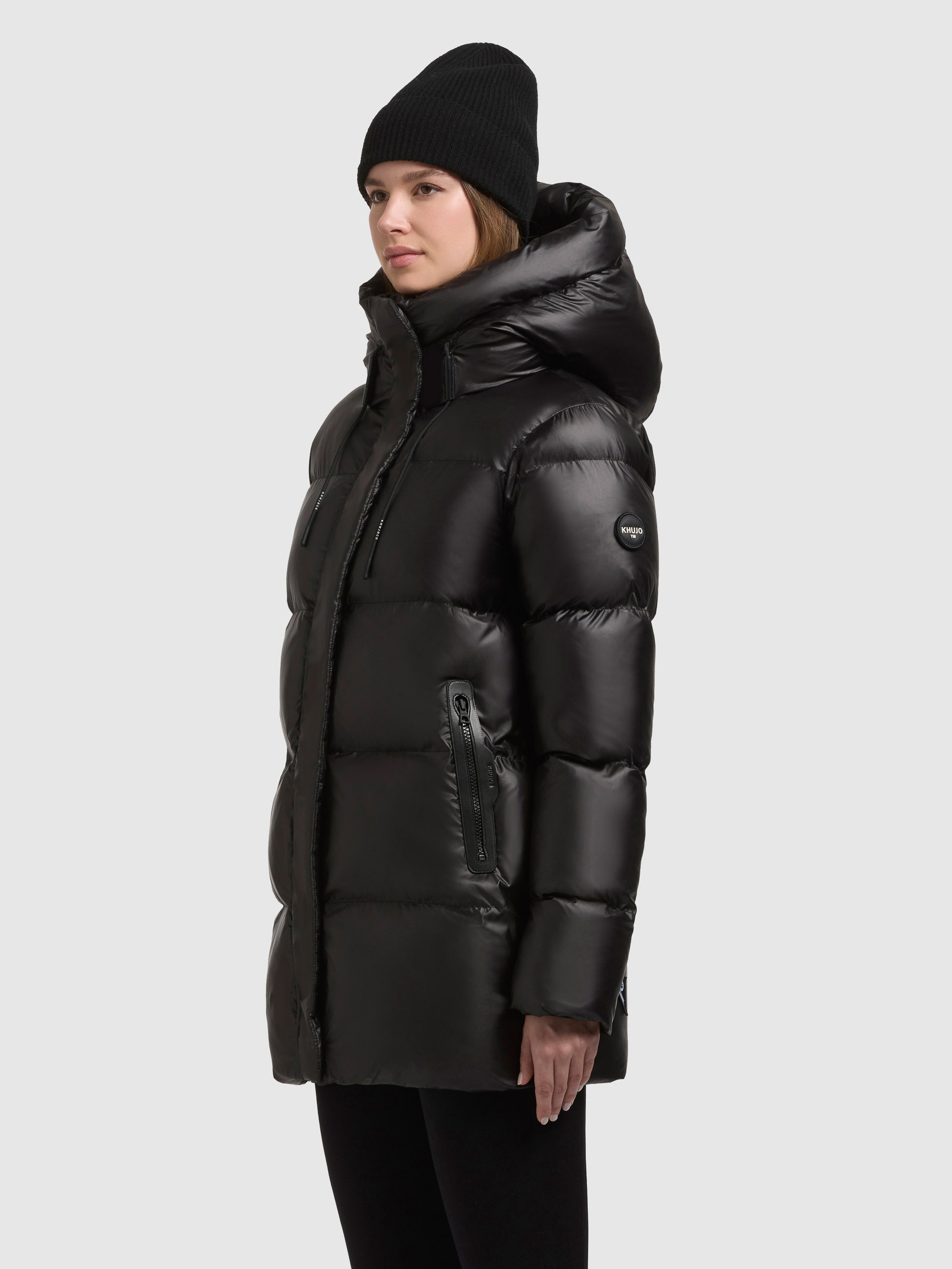 khujo Steppjacke »DROWN SHINY« mitKapuze