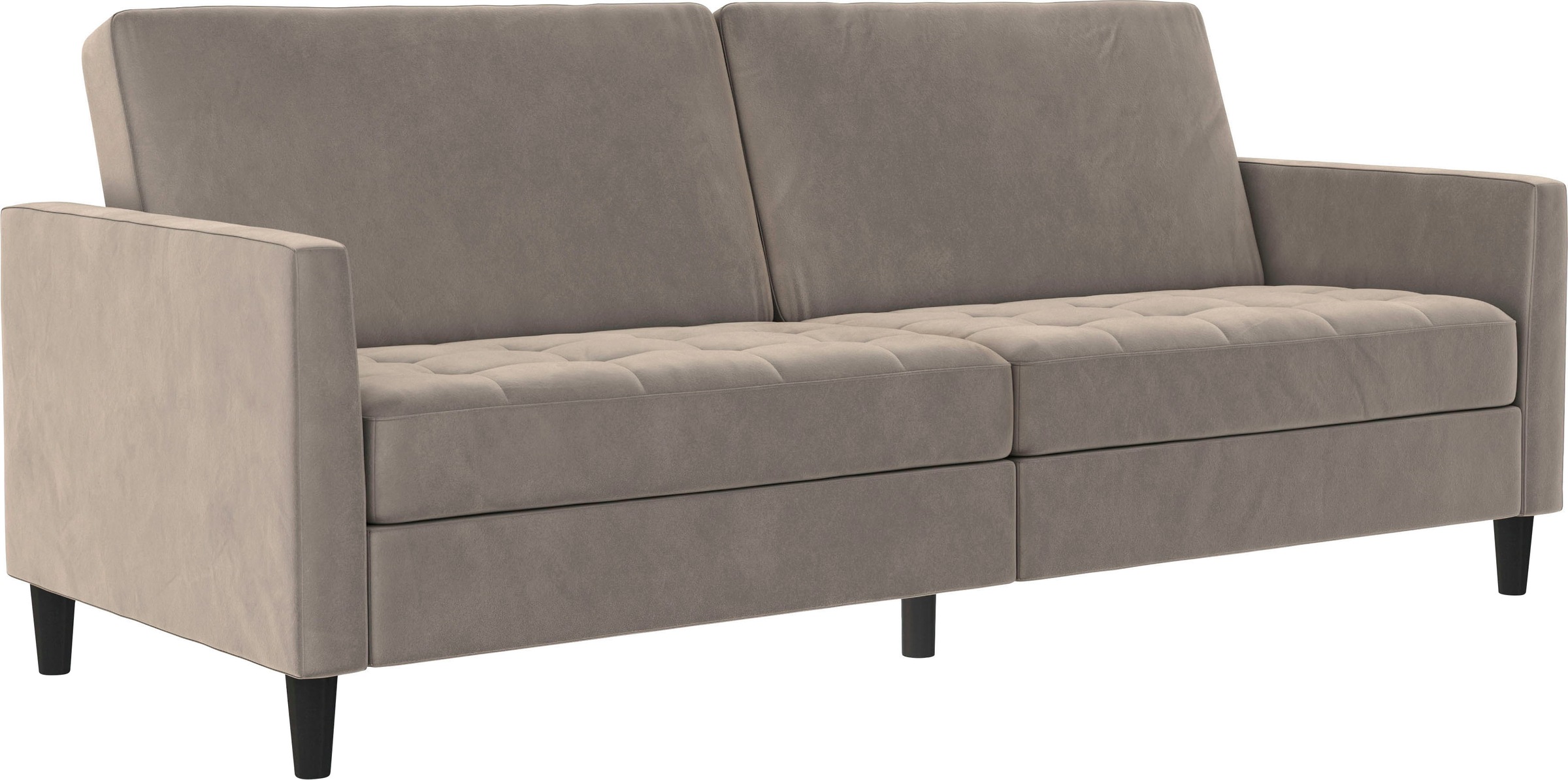 Dorel Home 3-Sitzer »Presley«, Sofa mit Bett-Funktion und verstellbarer Rückenlehne