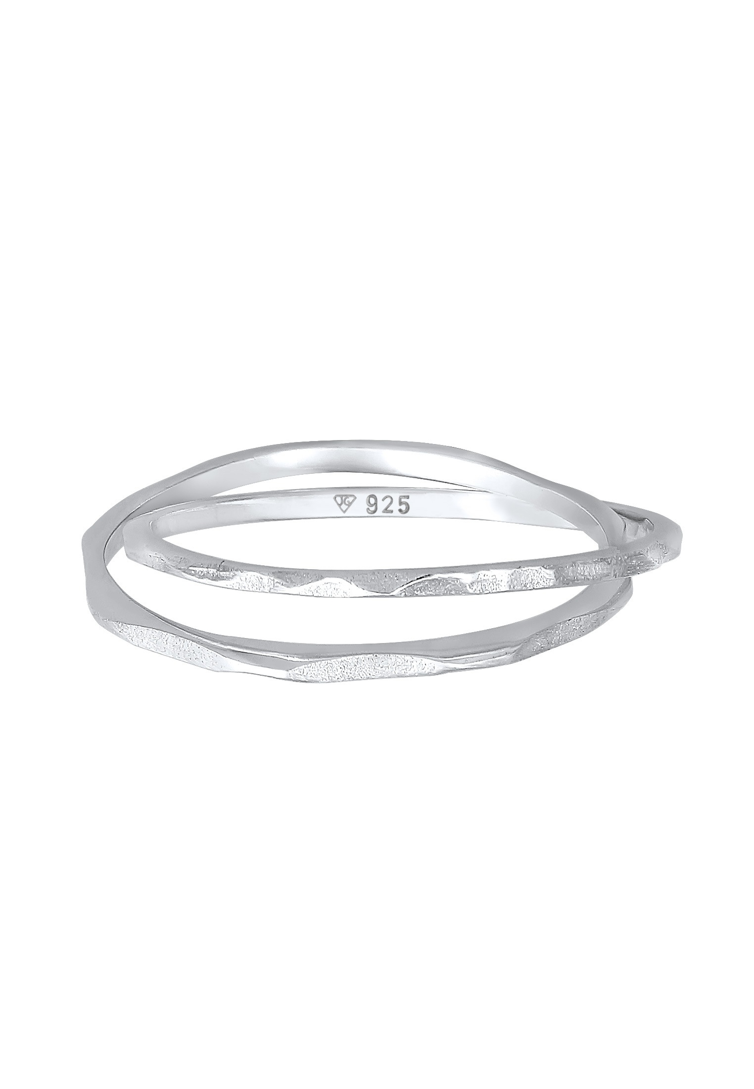 Elli Silberring »Ring Wickelring Handmade Vintage Style 925 Silber«