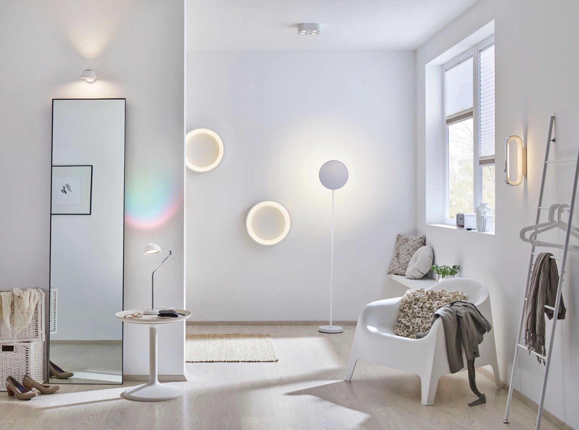 Paulmann LED Wandleuchte »Sabik«, 1 flammig, Leuchtmittel LED-Modul | LED fest integriert, Sabik IP44 9 / 1x4W, LED-Modul