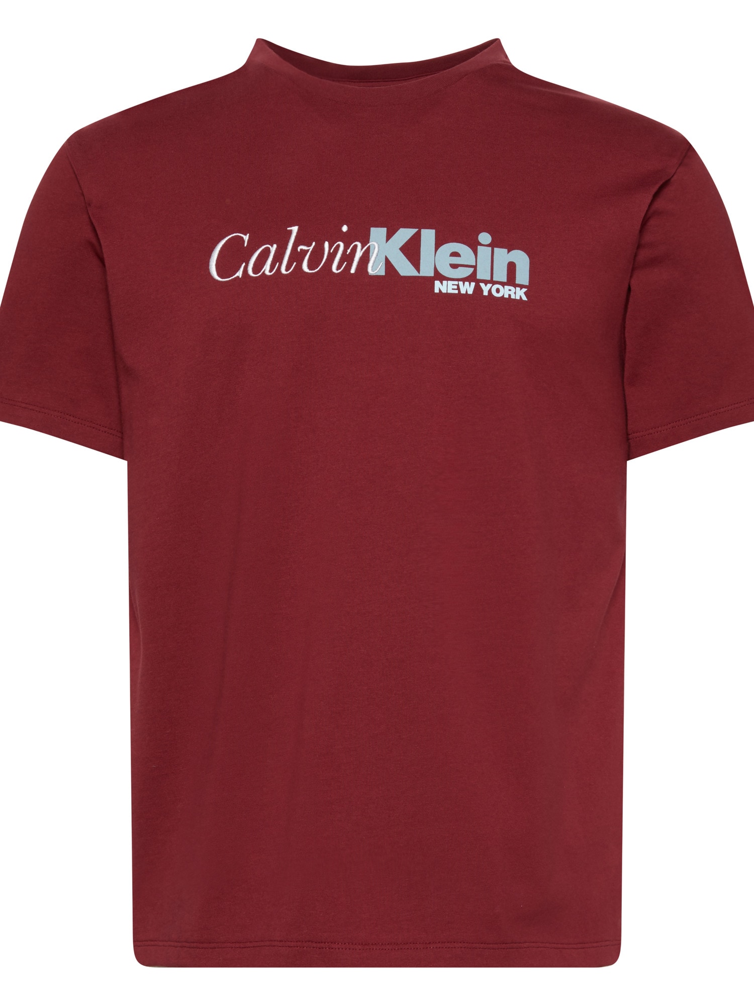 Calvin Klein T-Shirt »SS 20S EU CALVIN CURSIVE GRAPHIC«, Mit Rundhalsausschnitt, regular fit