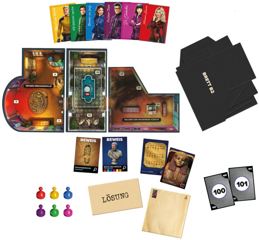 Hasbro Spiel »Hasbro Gaming, Cluedo Raub im Museum«