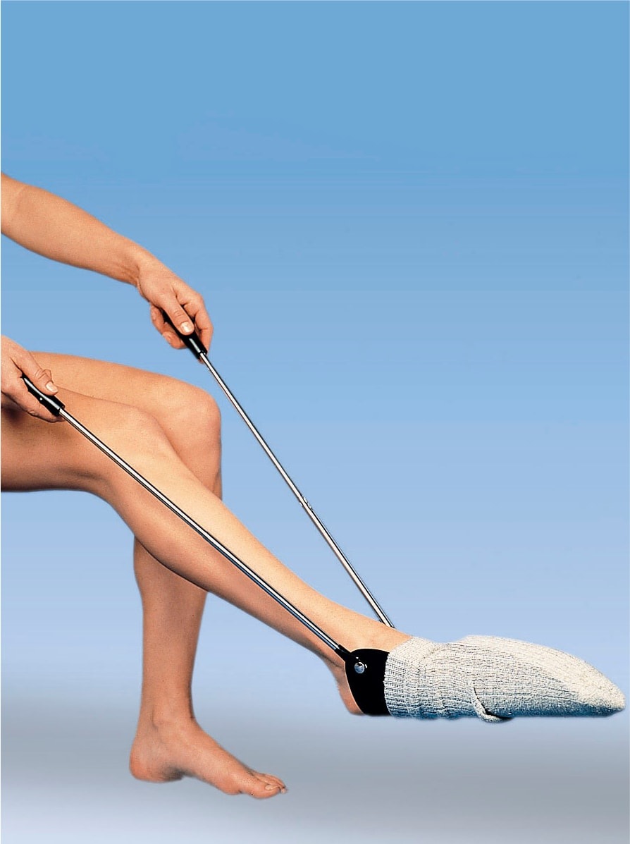 Anziehhilfe in schwarz