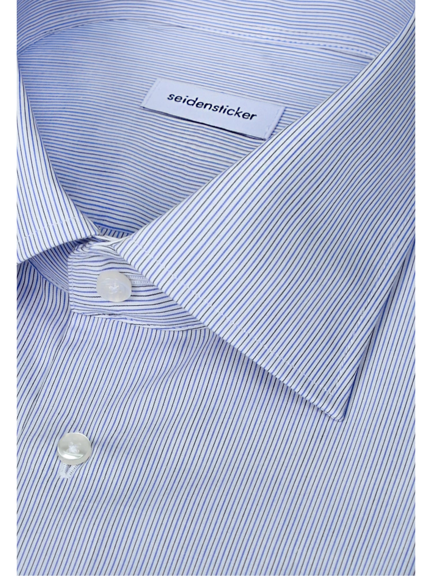 seidensticker Businesshemd »Schwarze Rose« Slim 1/1 Kentkragen Gestreift