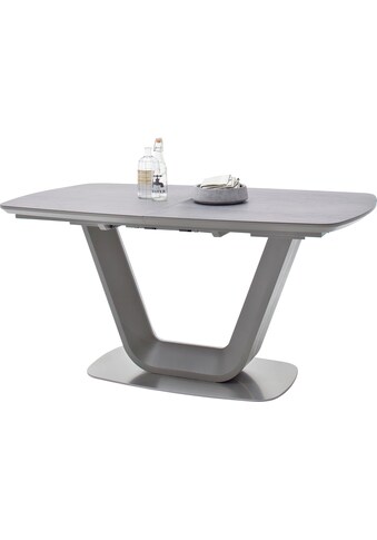 MCA furniture Esstisch »Jaruk«, Synchronauszug, Tischplatte Keramik Anthrazit kaufen