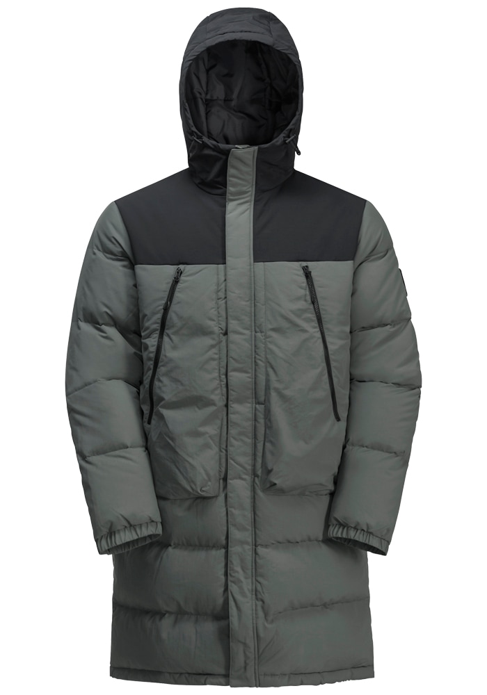 Jack Wolfskin Daunenjacke »DELLBRUECK LONG JKT«, mit Kapuze