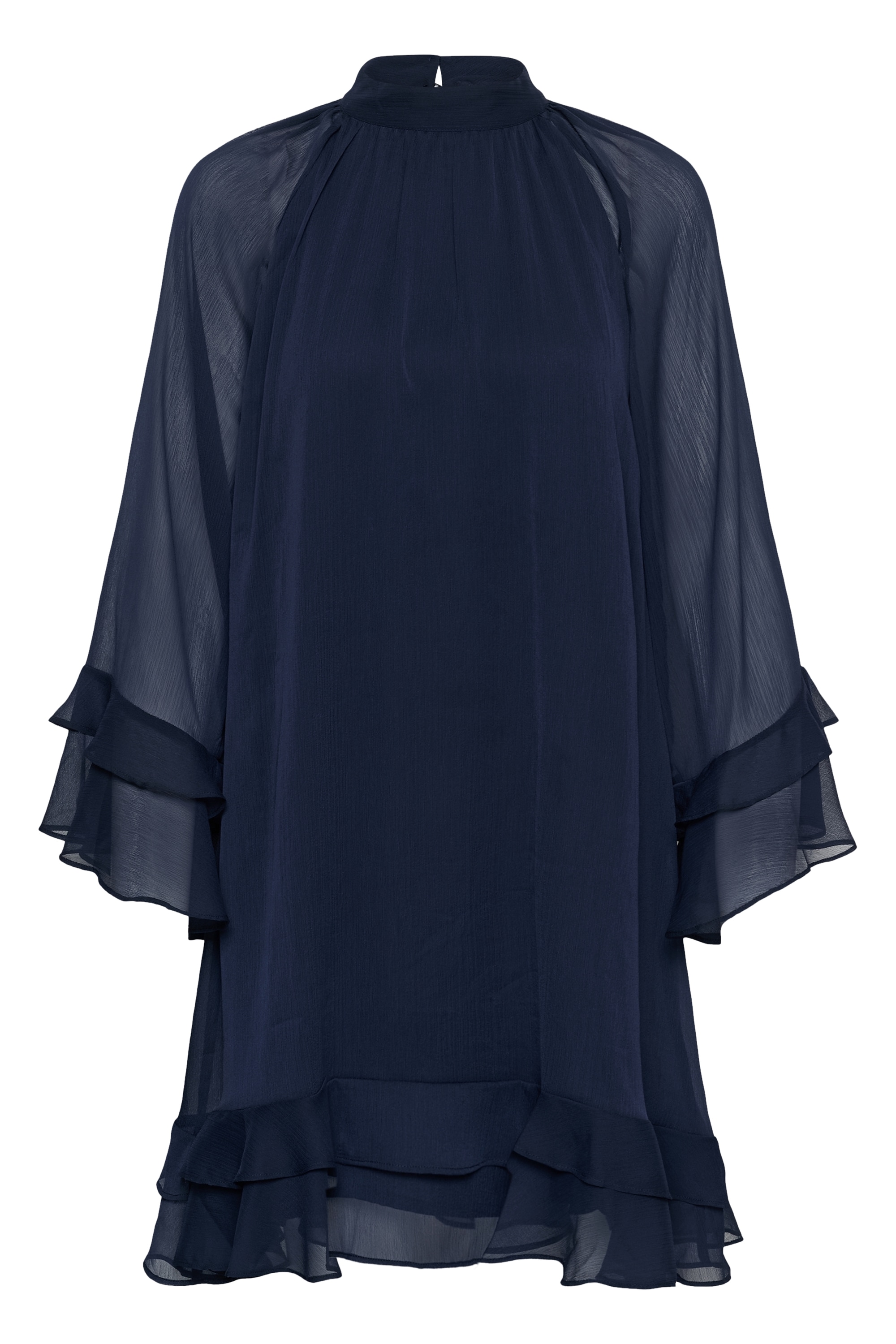 Saint Tropez Midikleid »Damen Kleid LabelleSZ«