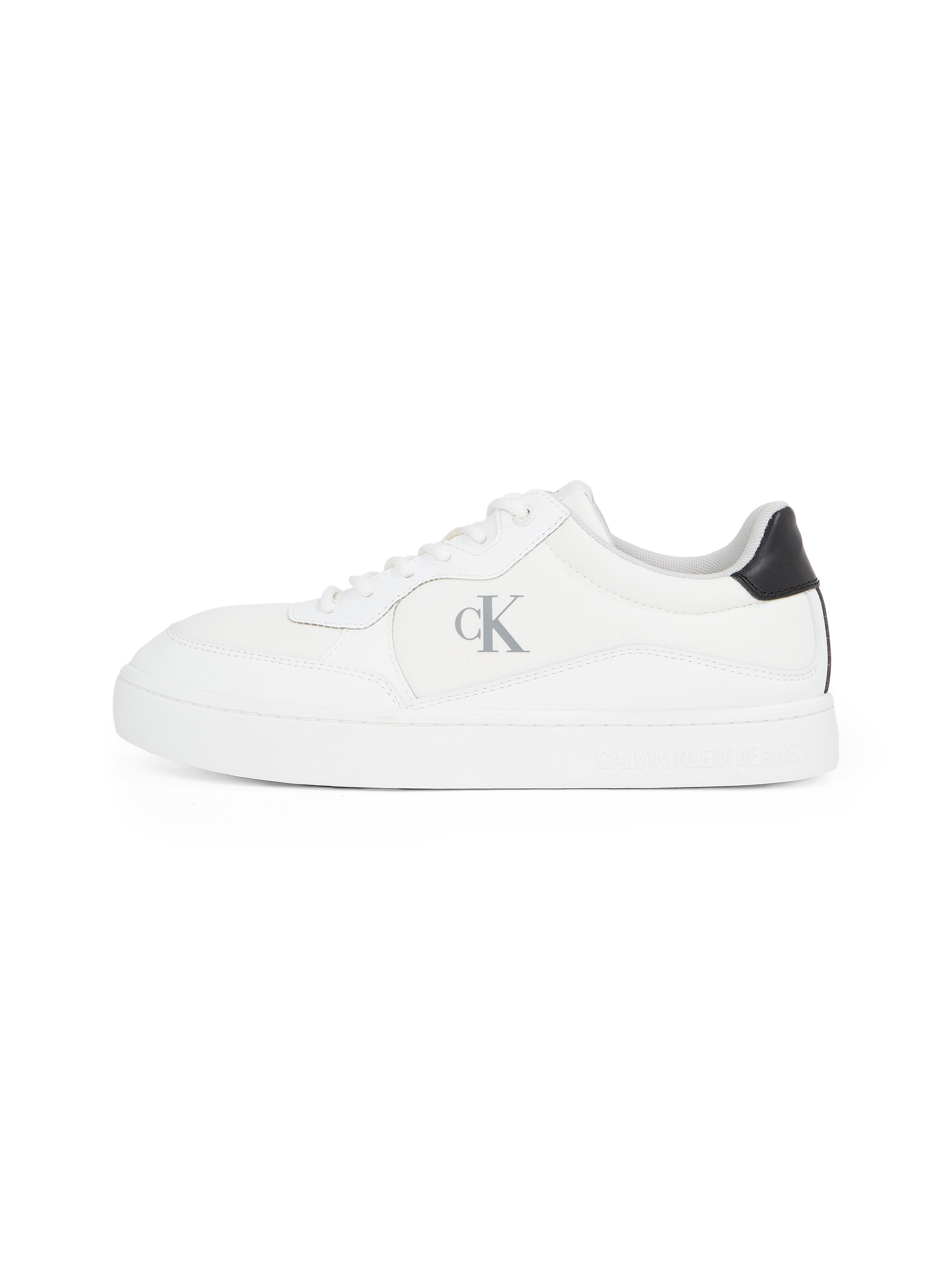 Calvin Klein Jeans Sneaker »CLASSIC CUPSOLE TECH RIPSTOP«, Schnürschuh, Halbschuh, Freizeitschuh mit Kontrast an der Ferse