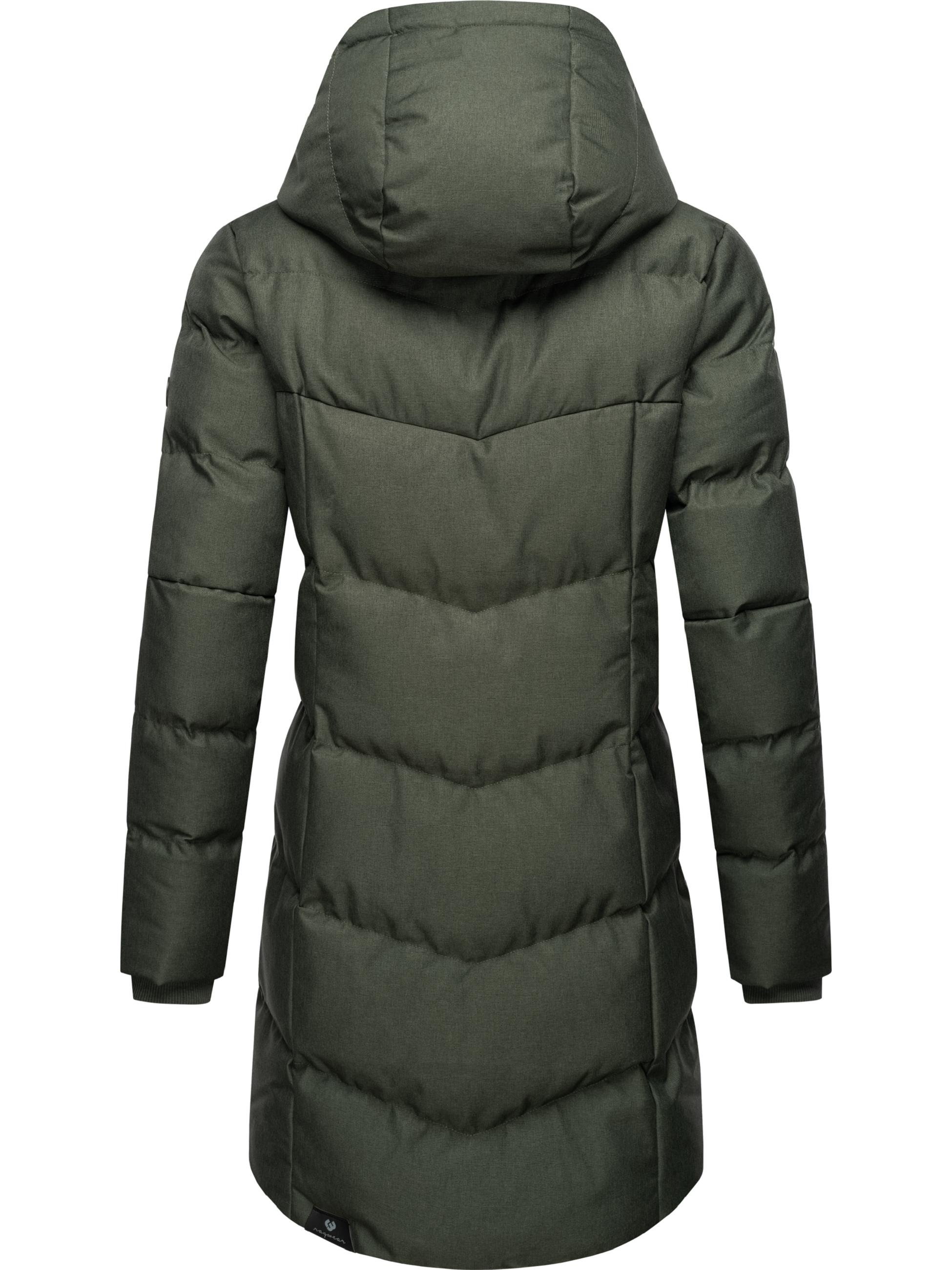 Ragwear Wintermantel »Wintermantel Pavla«, stylischer Winterparka mit Teddyfutter und Kapuze