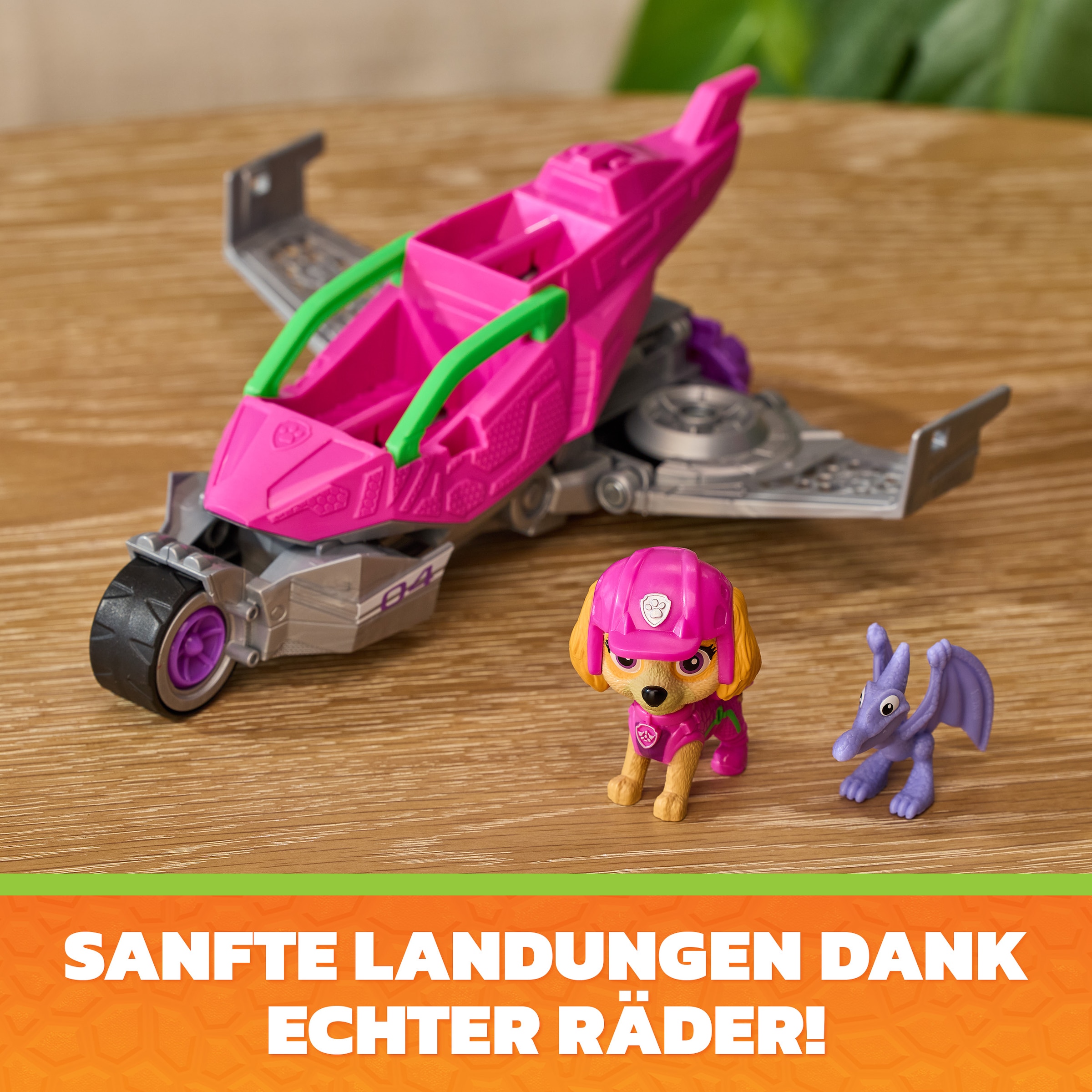 Spin Master Spielzeug-Auto »PAW Patrol: Der Dino Film, Skyes Dino-Rettungsjet«