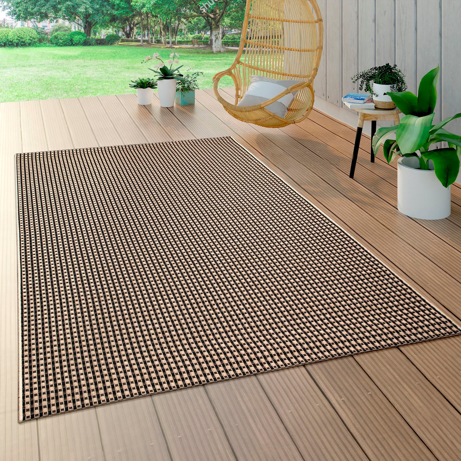Paco Home Teppich »Waregem 622«, In- Outdoor Wohnzimmer Sisal-Optik, geeignet, bei Flachgewebe, rechteckig, und OTTO online kaufen