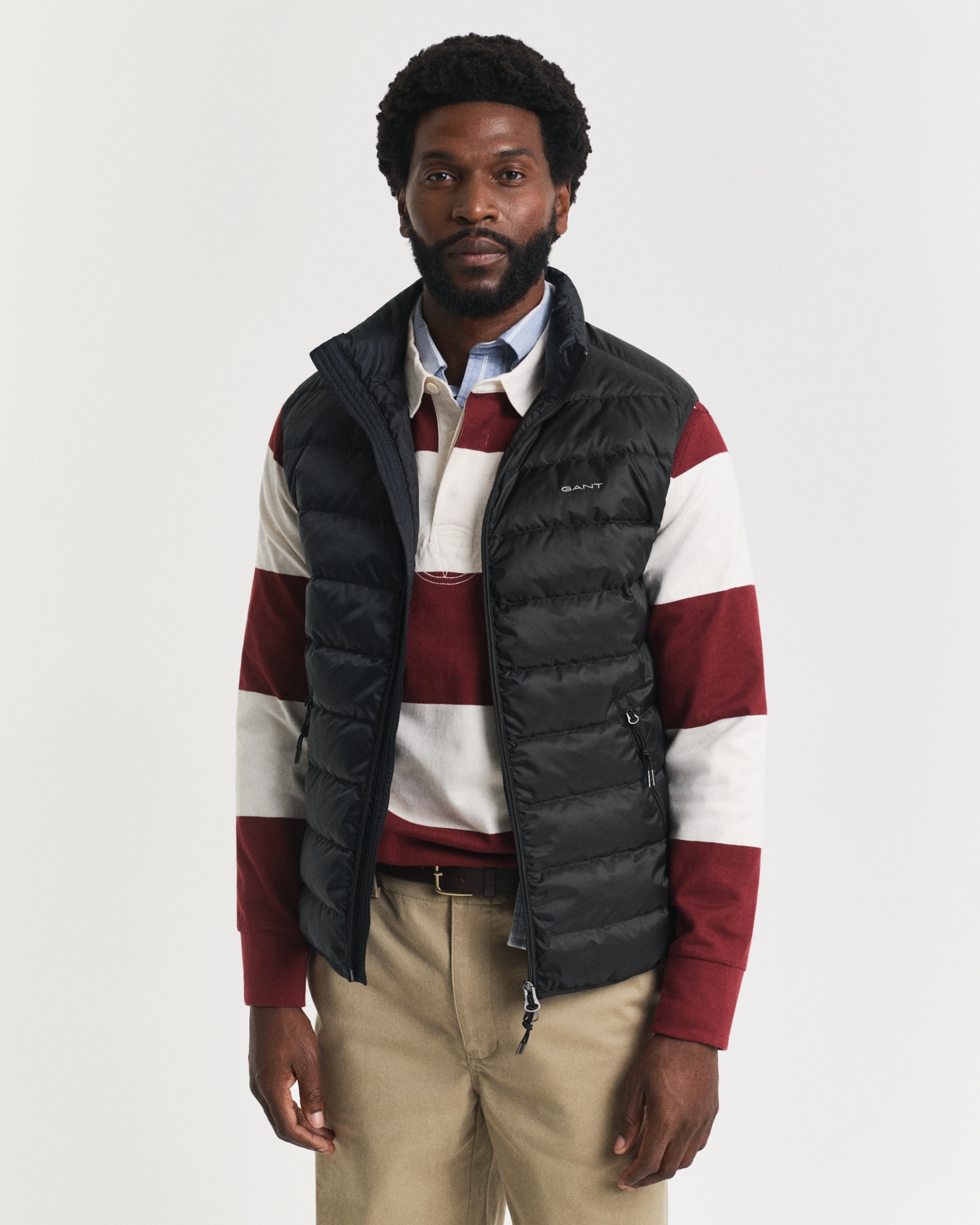 Gant Steppweste »LIGHT DOWN VEST«, Stehkragen, leicht, 2-Wege Reißverschluss