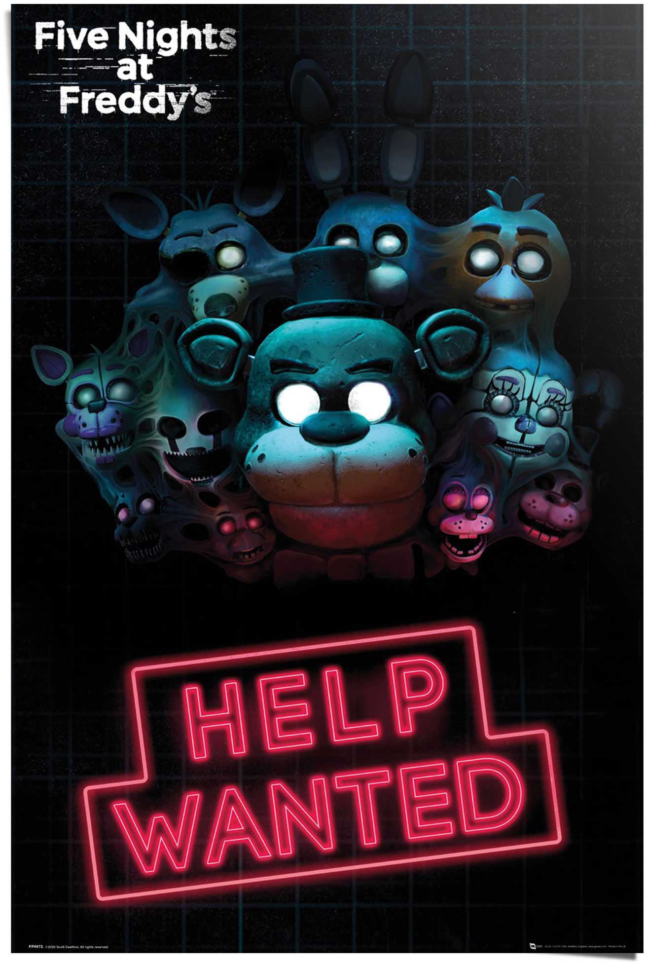 Reinders! Poster »Five Nights at Freddy's«