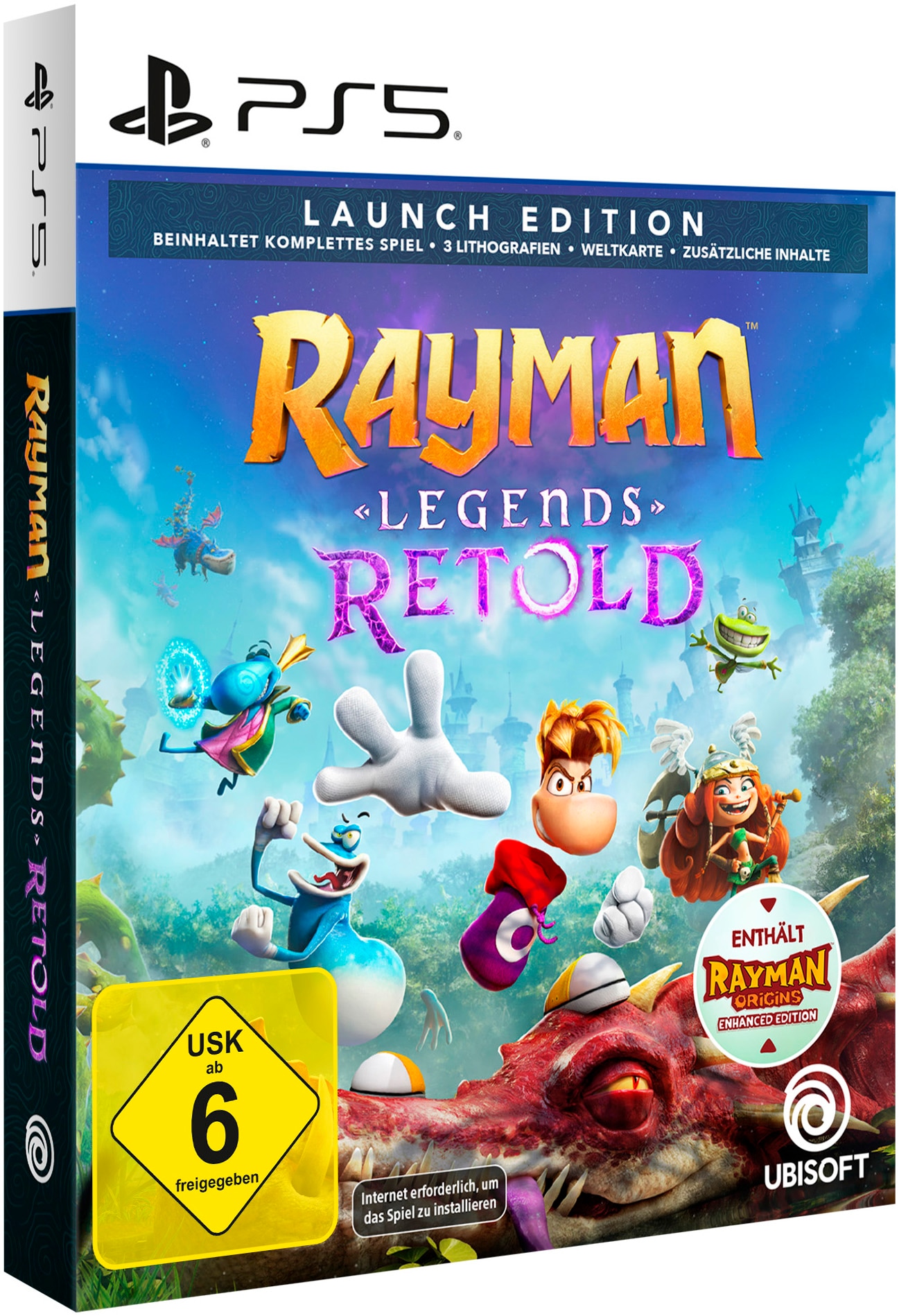 UBISOFT Spielesoftware »Rayman Legends Retold – Launch Edition« PlayStation 5