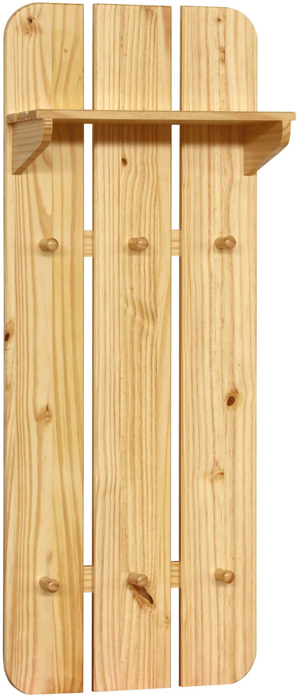 Home Affaire Garderobenpaneel 1 Stk. tlg. mit sichtbarer Maserung in beige, Größe B/H/T: 47 cm x 121 cm x 20 cm