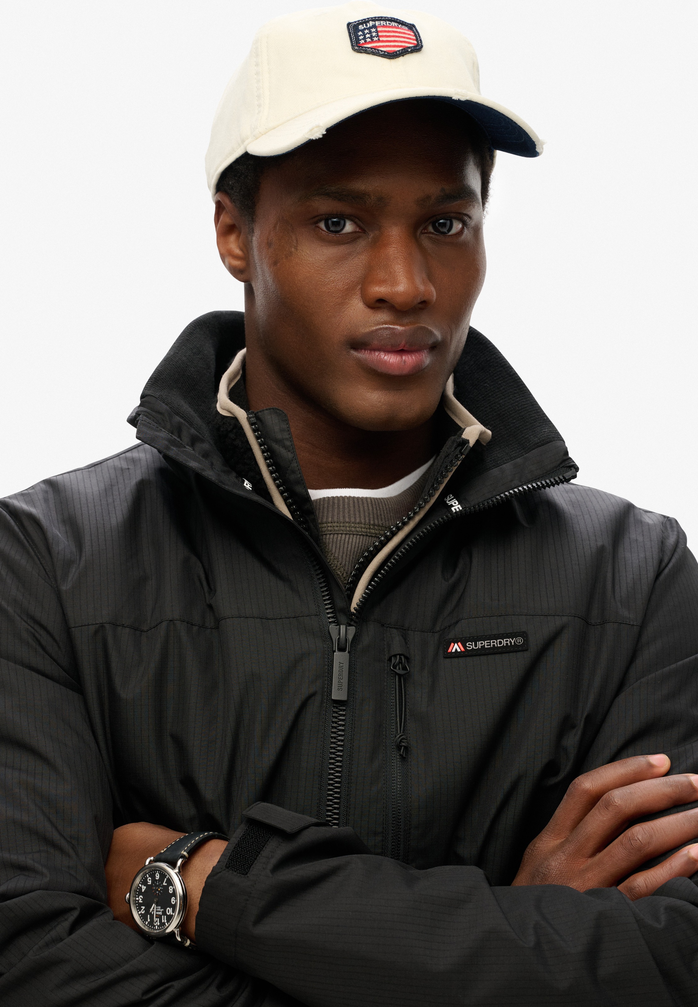 Superdry Outdoorjacke »NON HOOD LOGO WINDBREAKER«