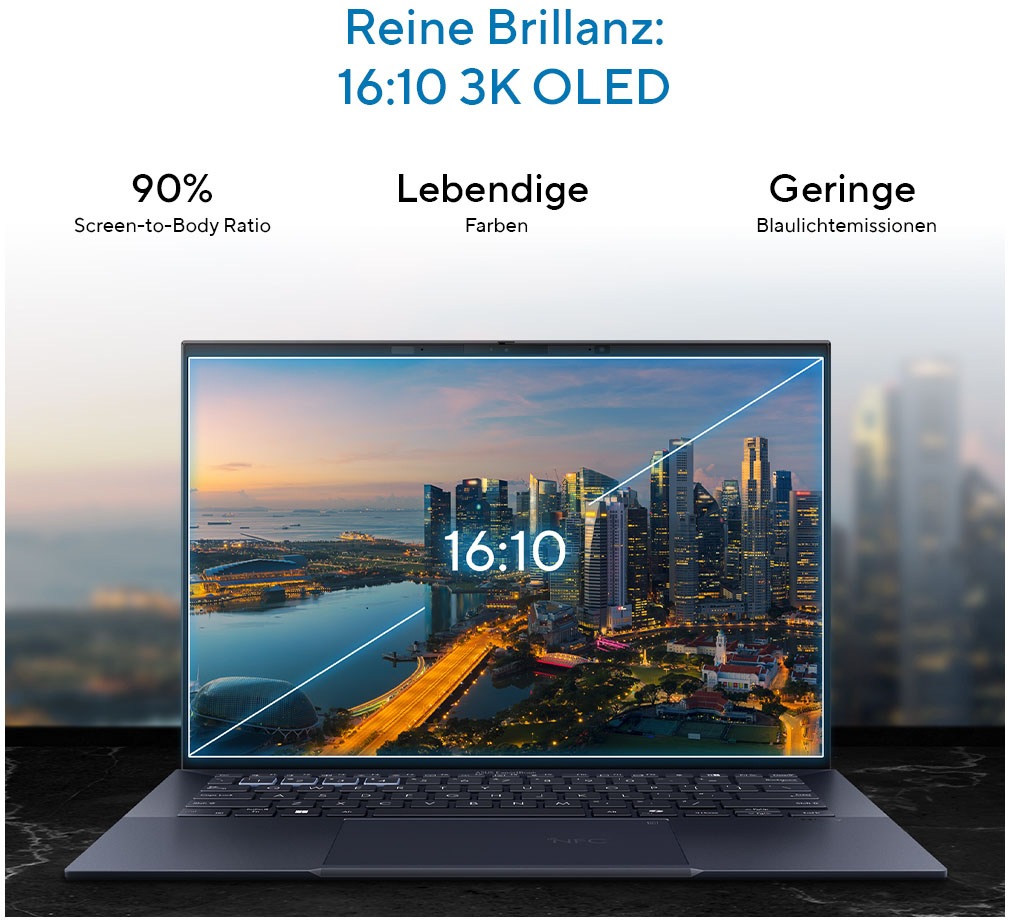 Asus Business-Notebook »ExpertBook B9 B9403CVAR-PP1735X« 35,6 cm / 14 ″ Intel Core 7 Intel Graphics 512 GB SSD