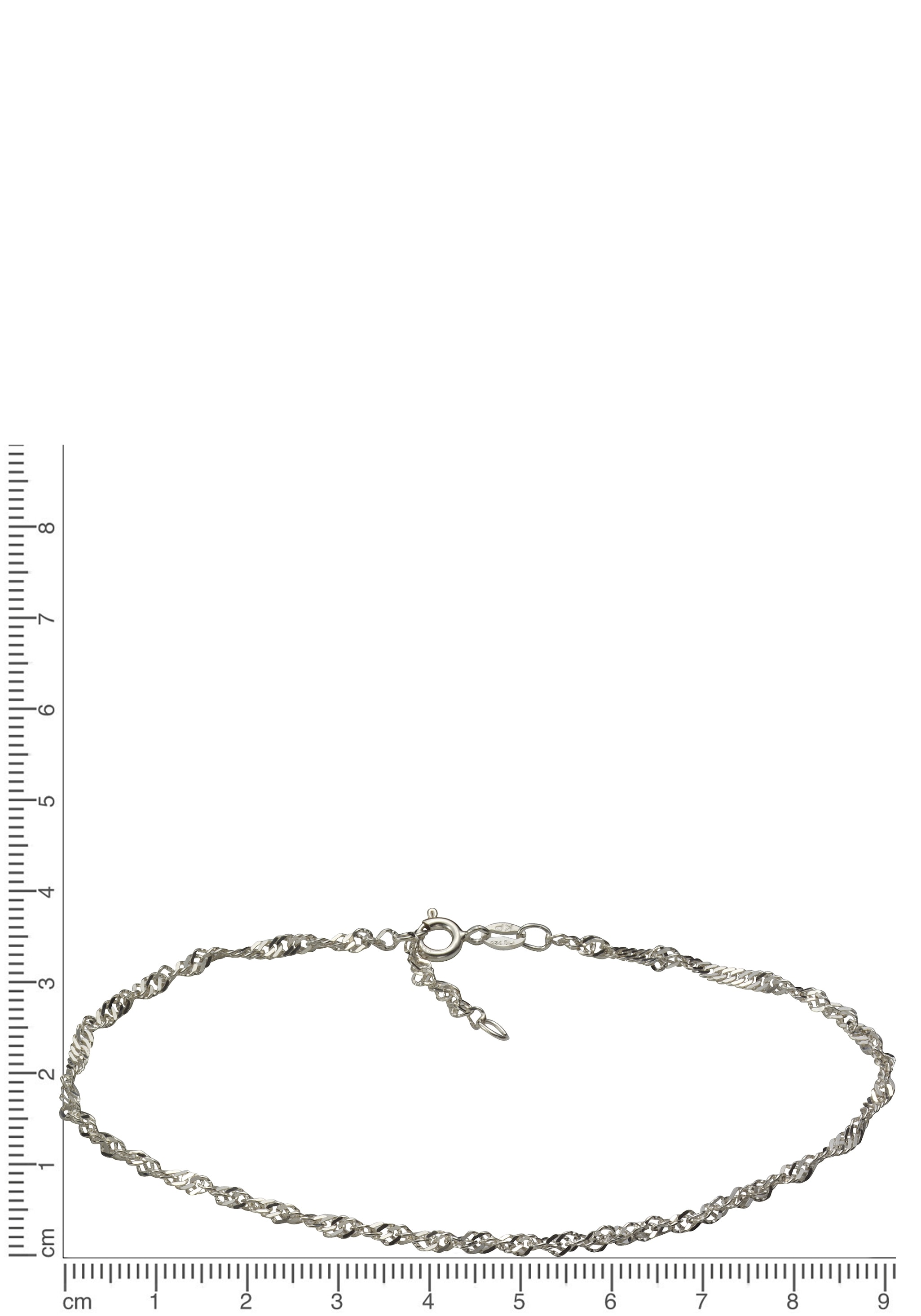 Firetti Fußkette »Schmuck Geschenk Silber 925 Singapurkette«