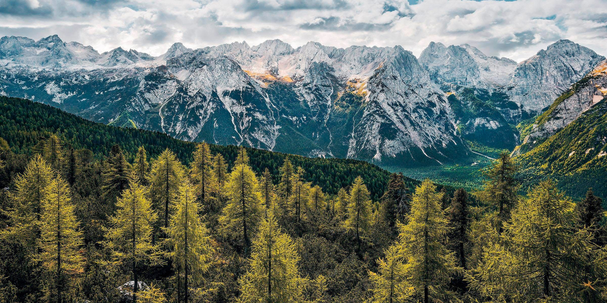 Vliestapete »Wild Dolomites«, 200x100 cm (Breite x Höhe), Vliestapete, 100 cm Bahnbreite