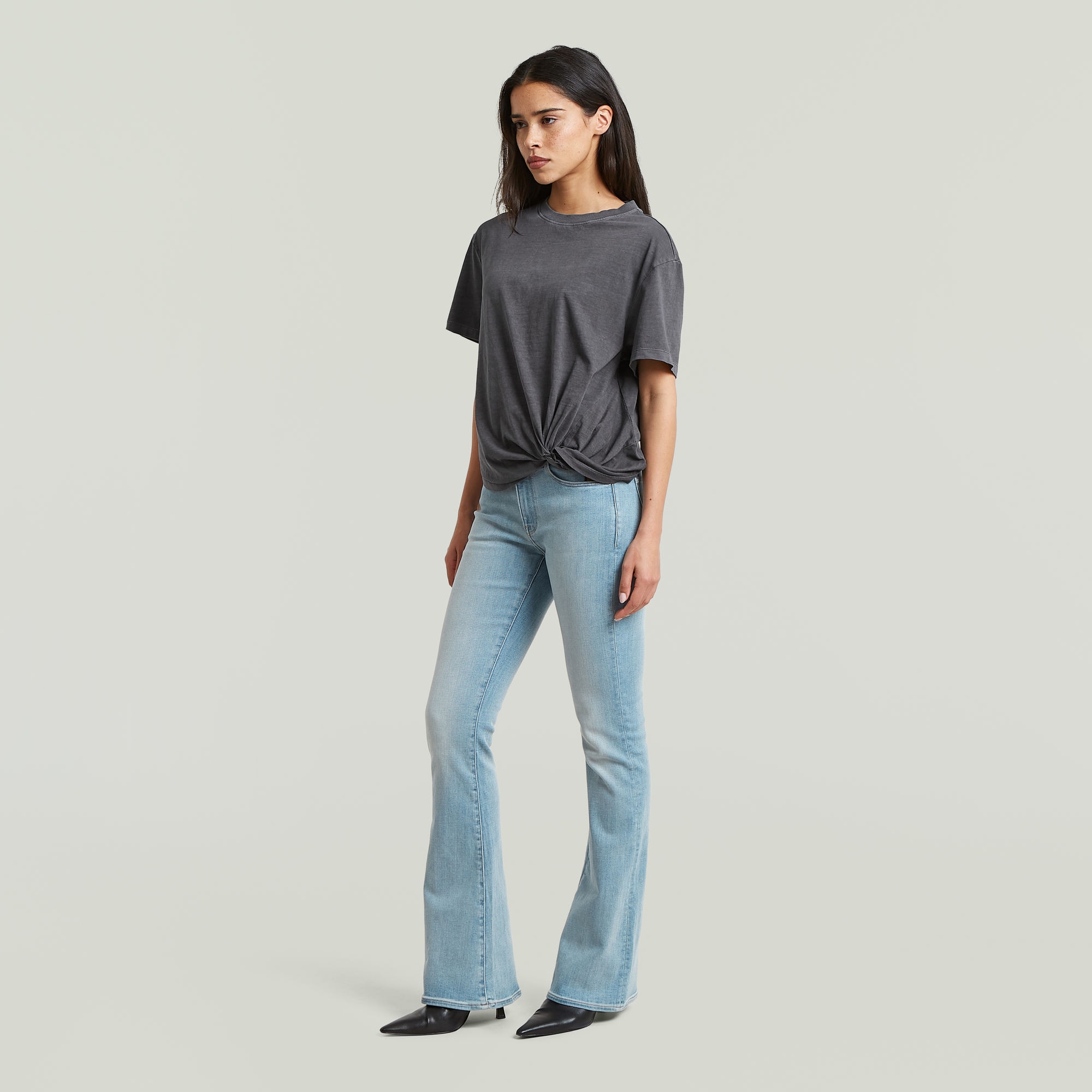 G-STAR T-Shirt »Relaxed Knot« mit Knotendetail, Rundhalsform