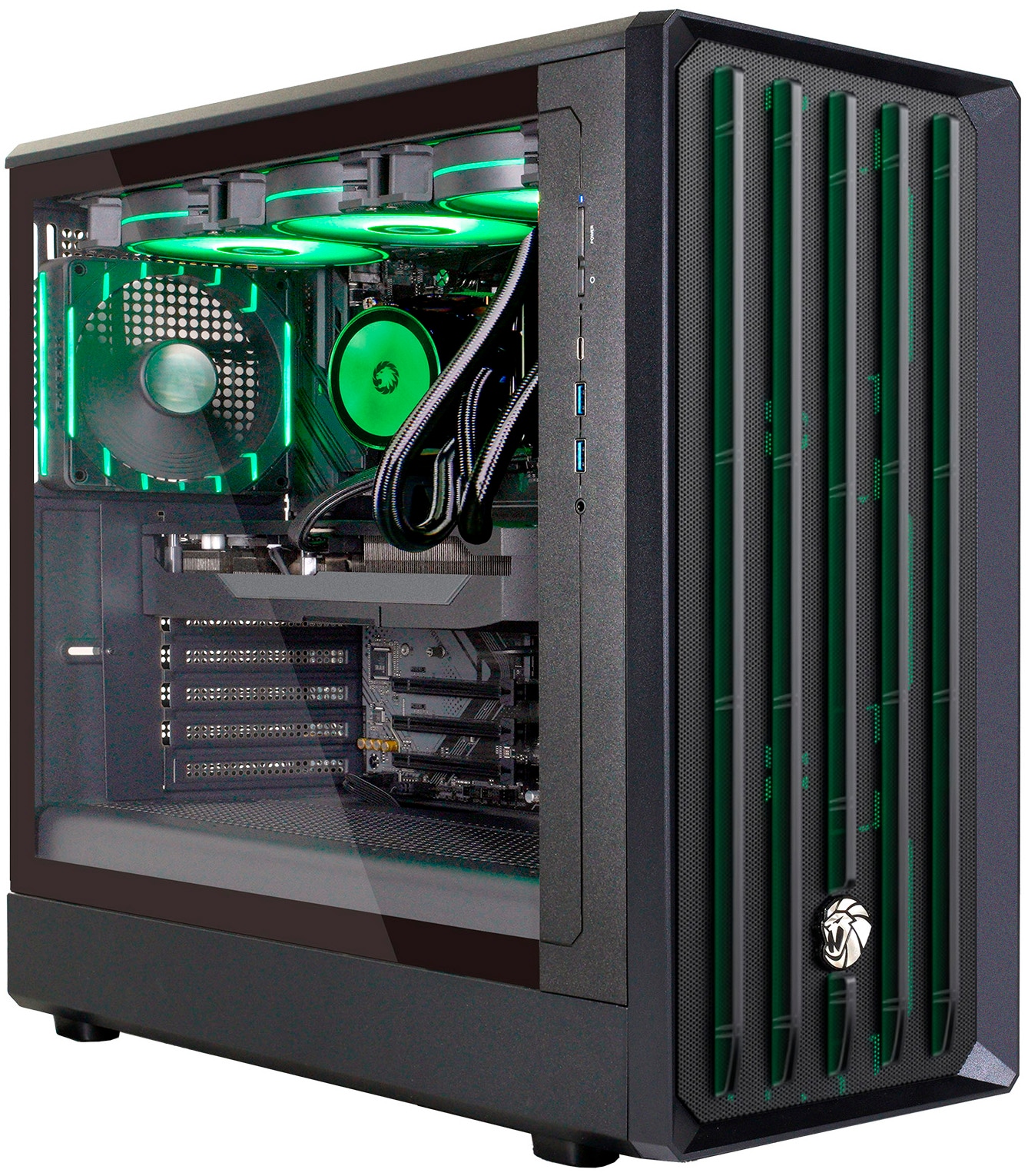 GAMEMAX Gaming-PC »CLAW BK 8175 Intel Core Ultra 5 245KF 32GB DDR5 1TB SSD RTX 5060« Windows 11, DDR5 RAM, Wasserkühlung