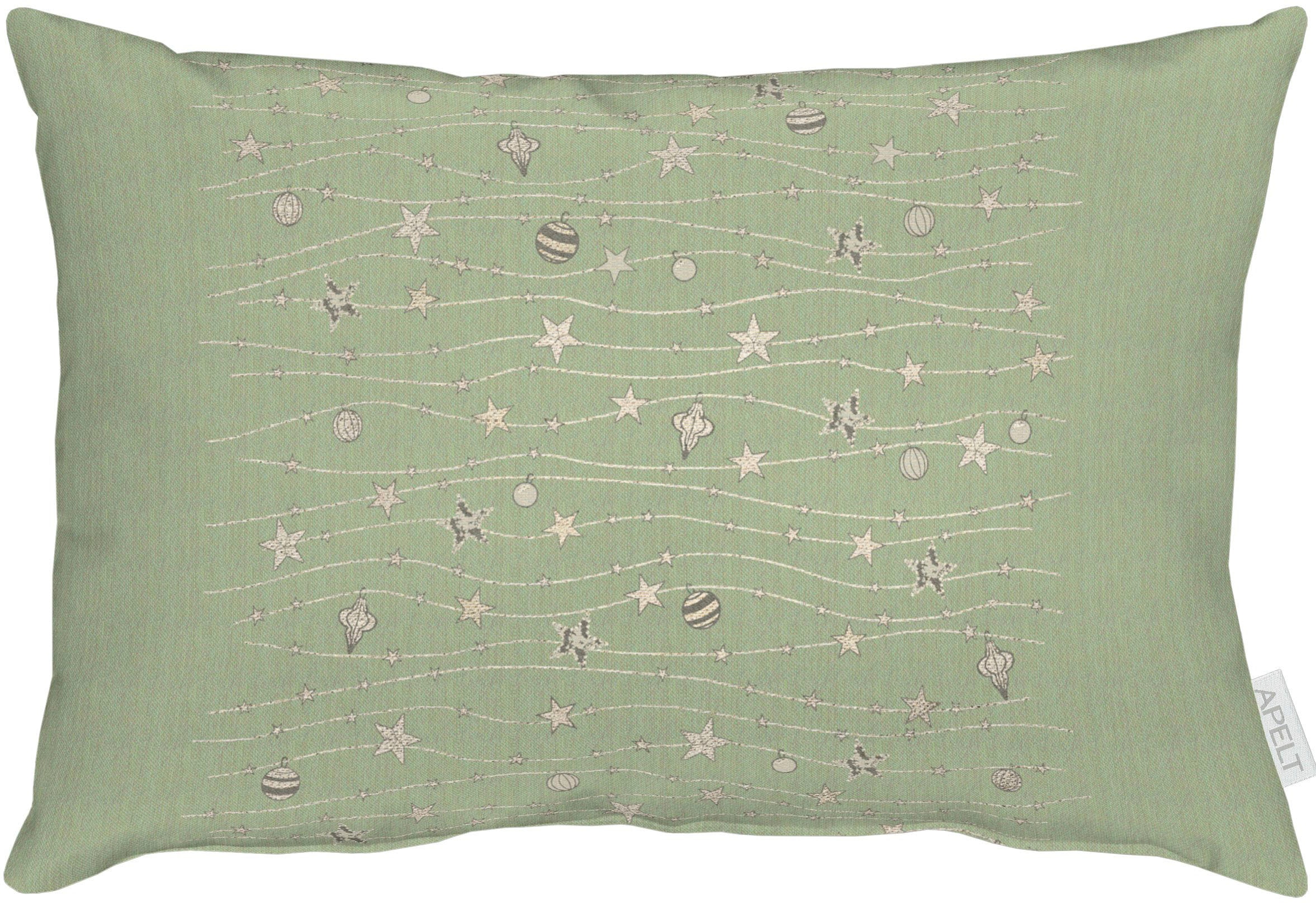 Apelt Dekokissen »6301« in grün, Größe B/L: 35 cm x 50 cm