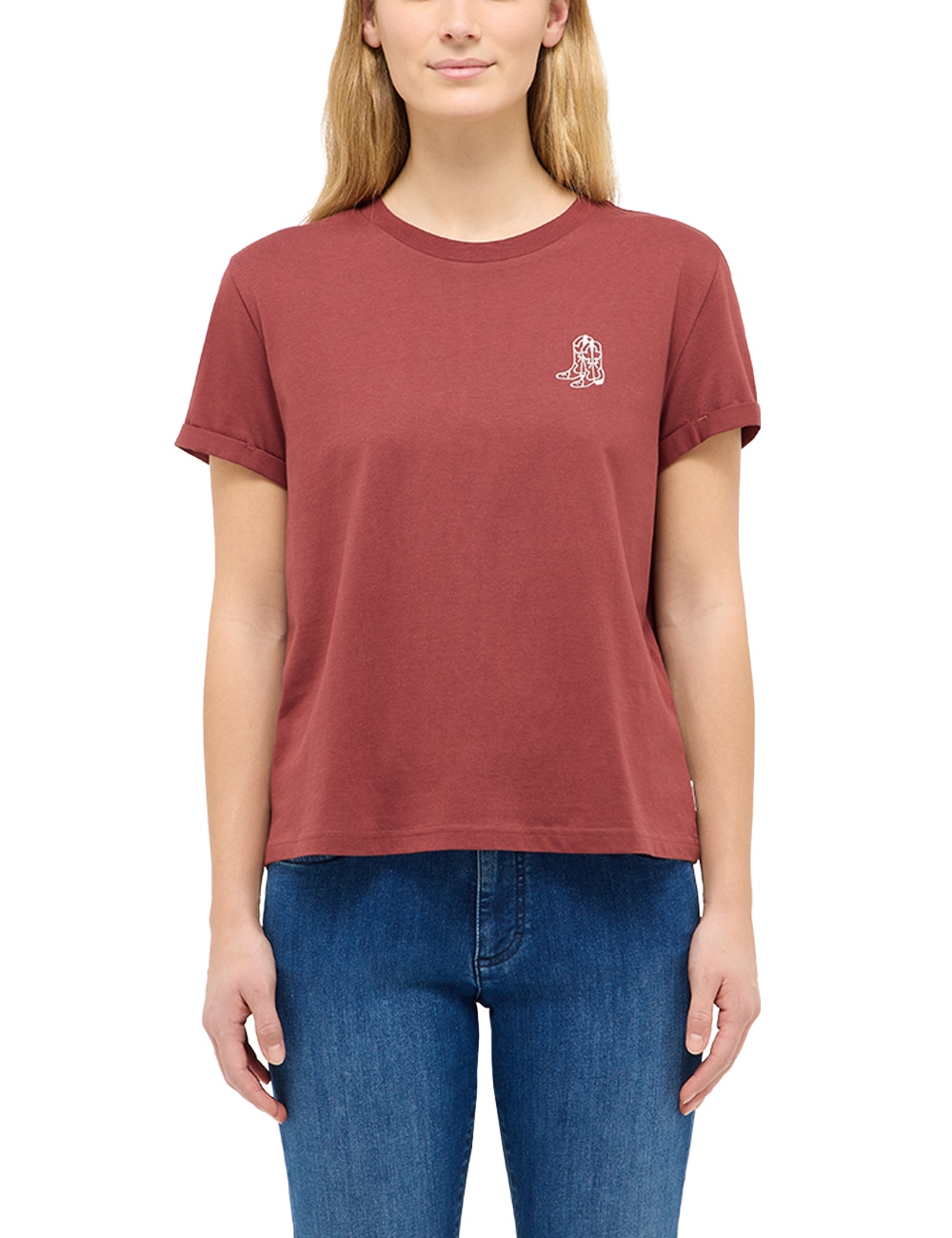 MUSTANG Kurzarmshirt »Damen Style Monroe«