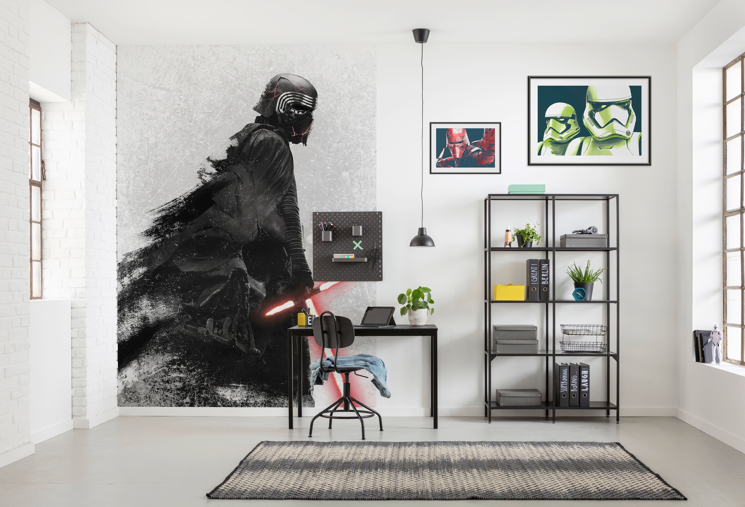 Komar Bild »Star Wars Faces Stormtrooper« Star Wars 1 Stk. tlg. Wandbild zur Dekoration im Kinderzimmer - ohne Rahmen