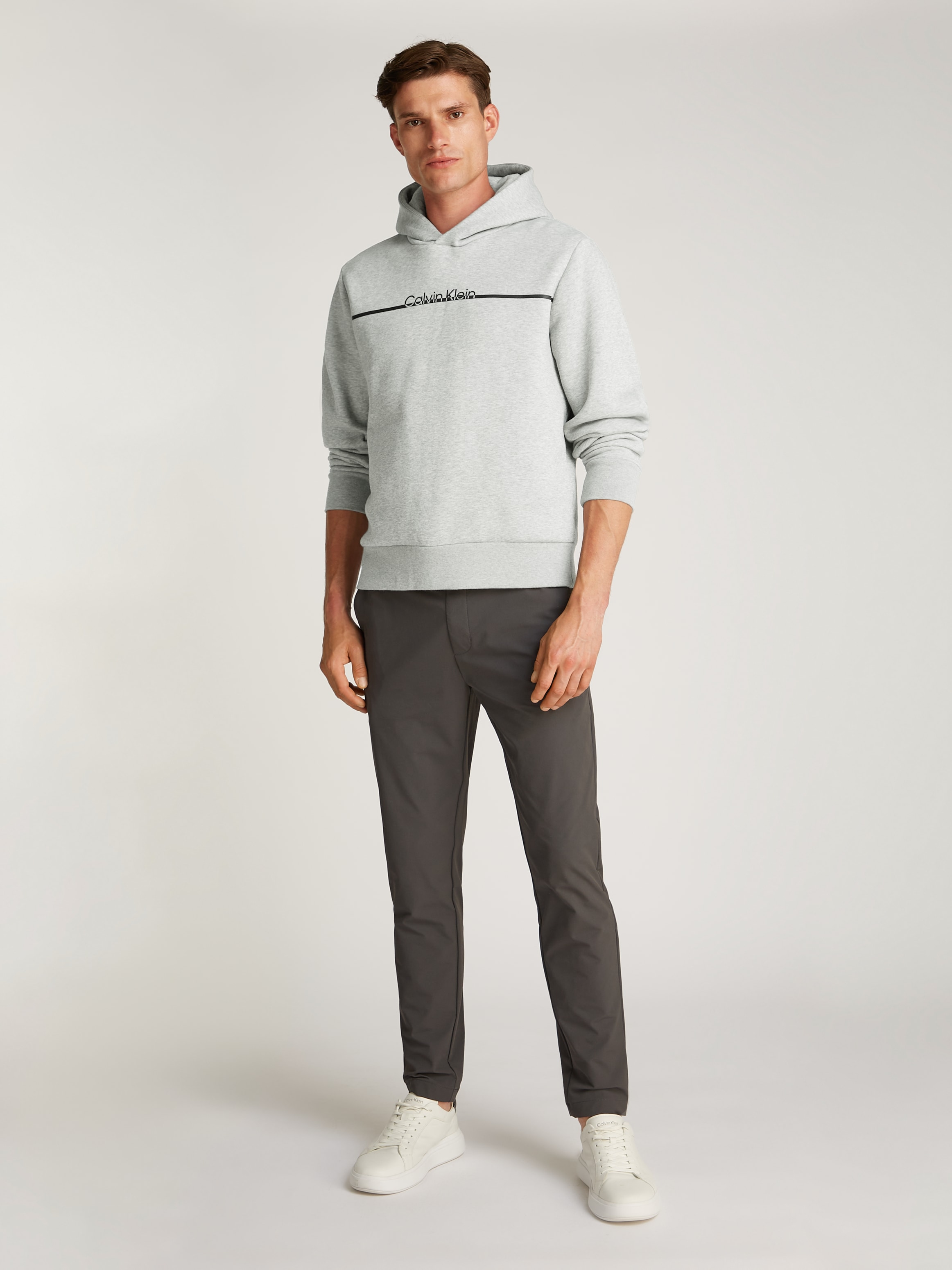 Calvin Klein Sweatshirt »SPLIT LINE LOGO HOODIE«, mit Logoprint