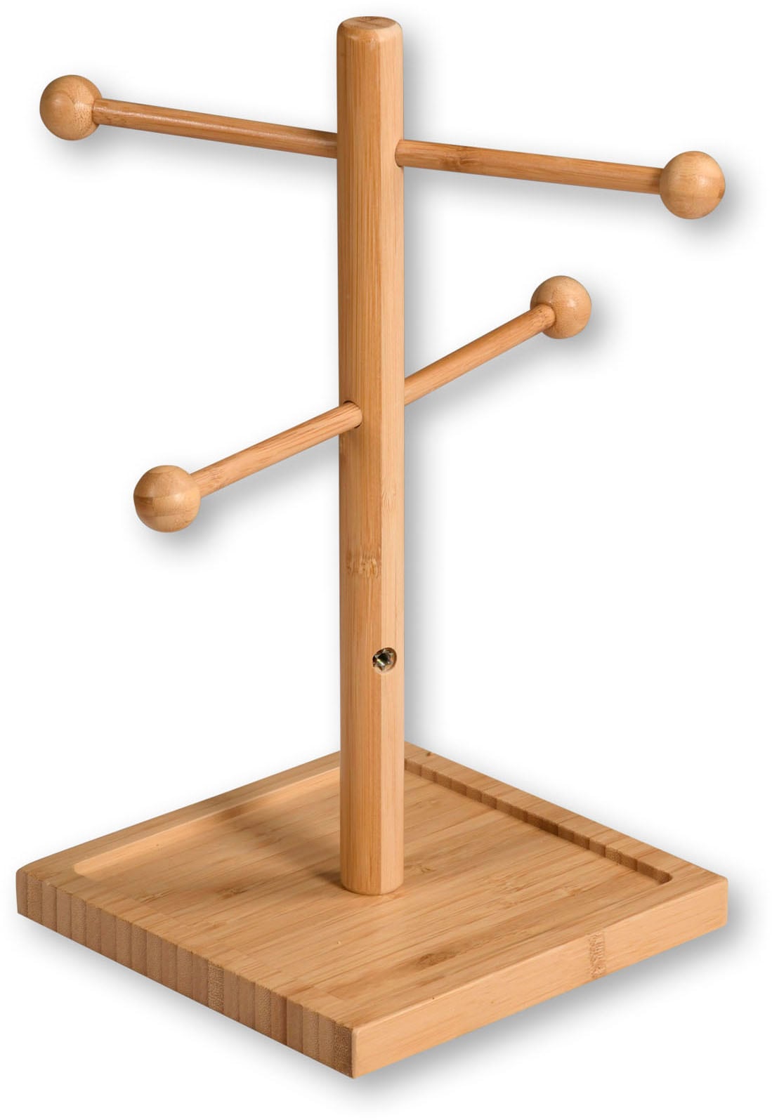 KESPER® Servierständer »Brezelständer aus Bambus«, (1 tlg.), mit 4 Haltern zum Aufhängen von Lebensmitteln