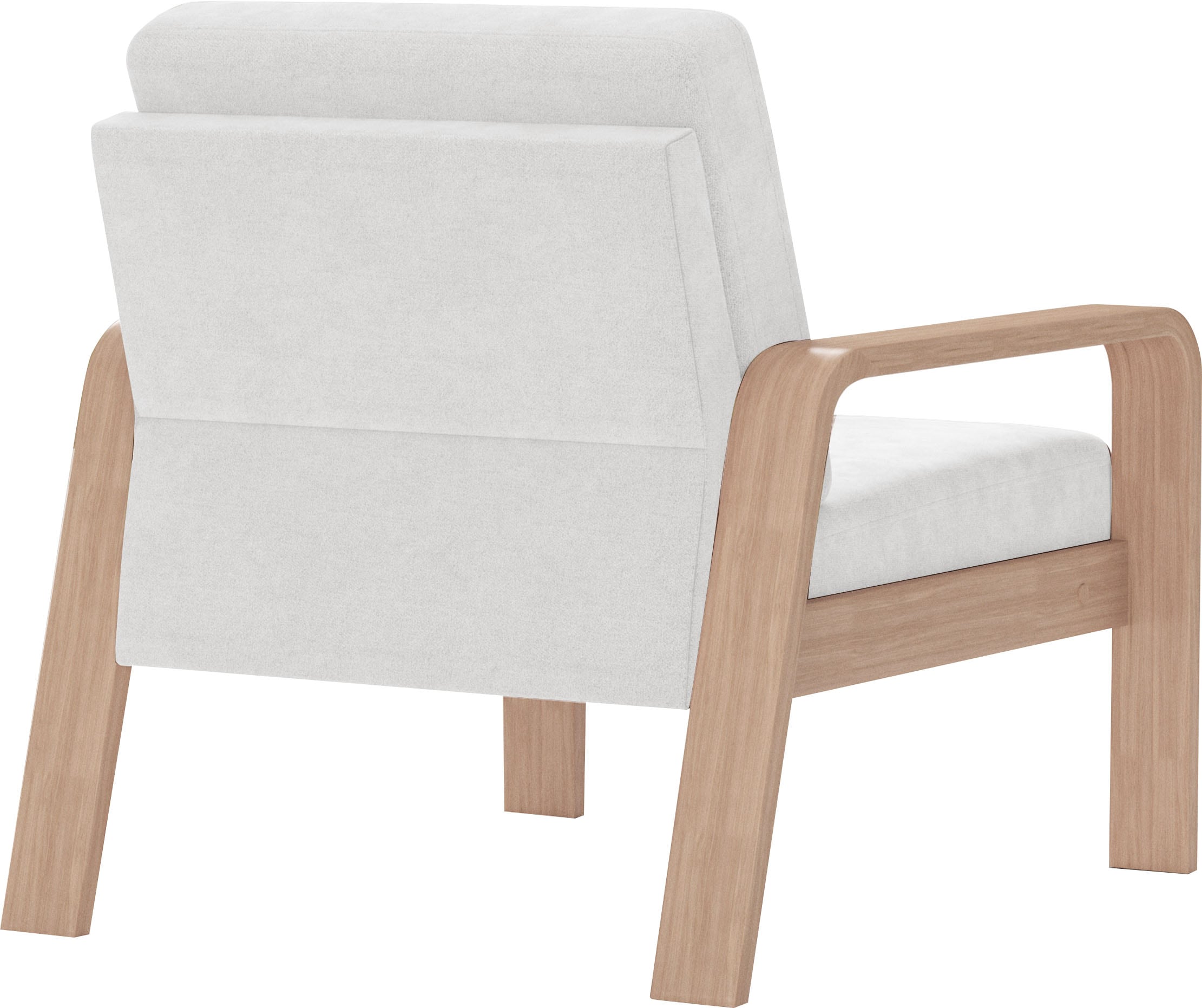 sit&more Sessel »Kolding«, Armlehnen aus Buchenholz in natur, verschiedene Bezüge und Farben