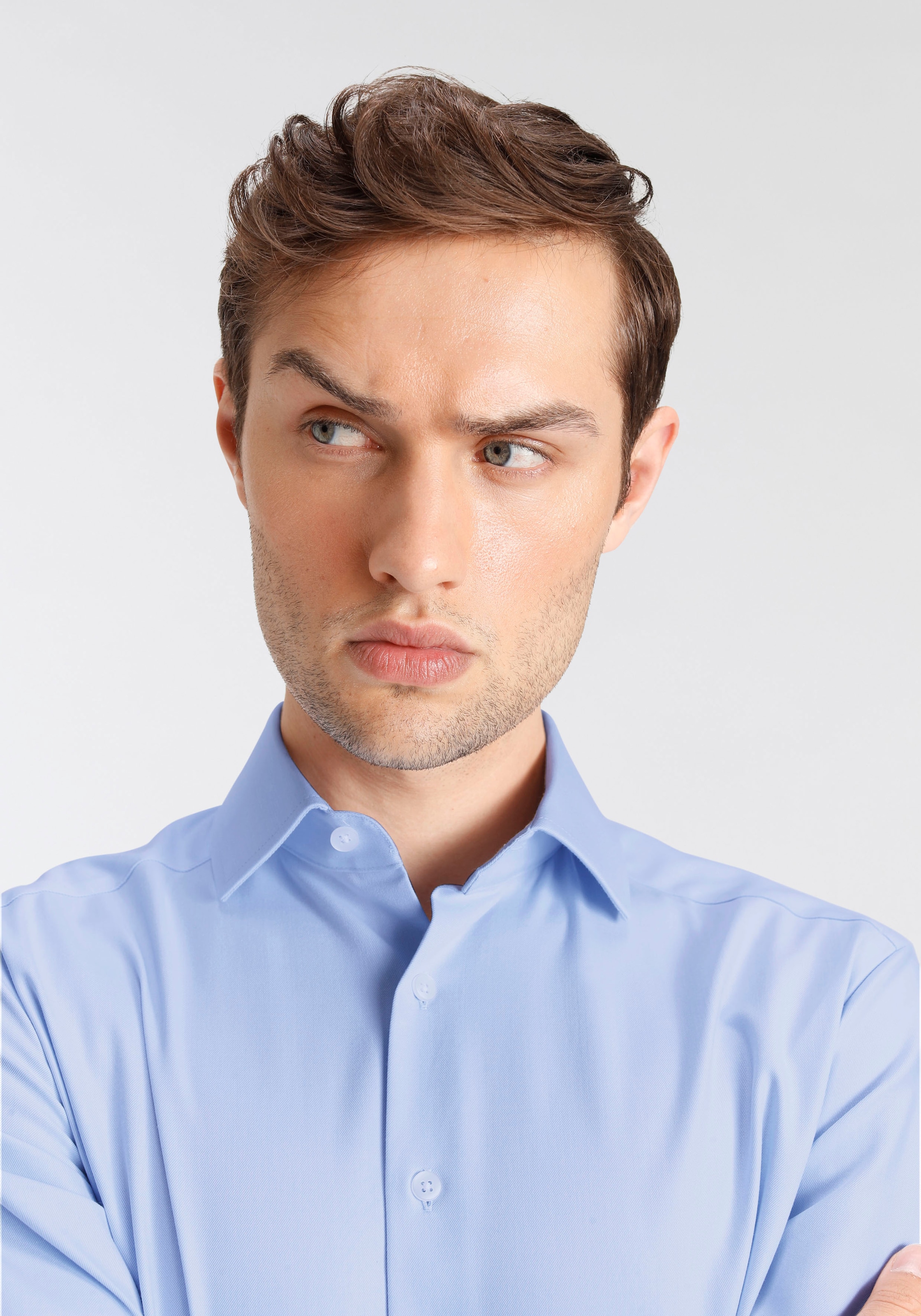 OLYMP Businesshemd »Luxor modern fit« Comfort Stretch, Climate Control