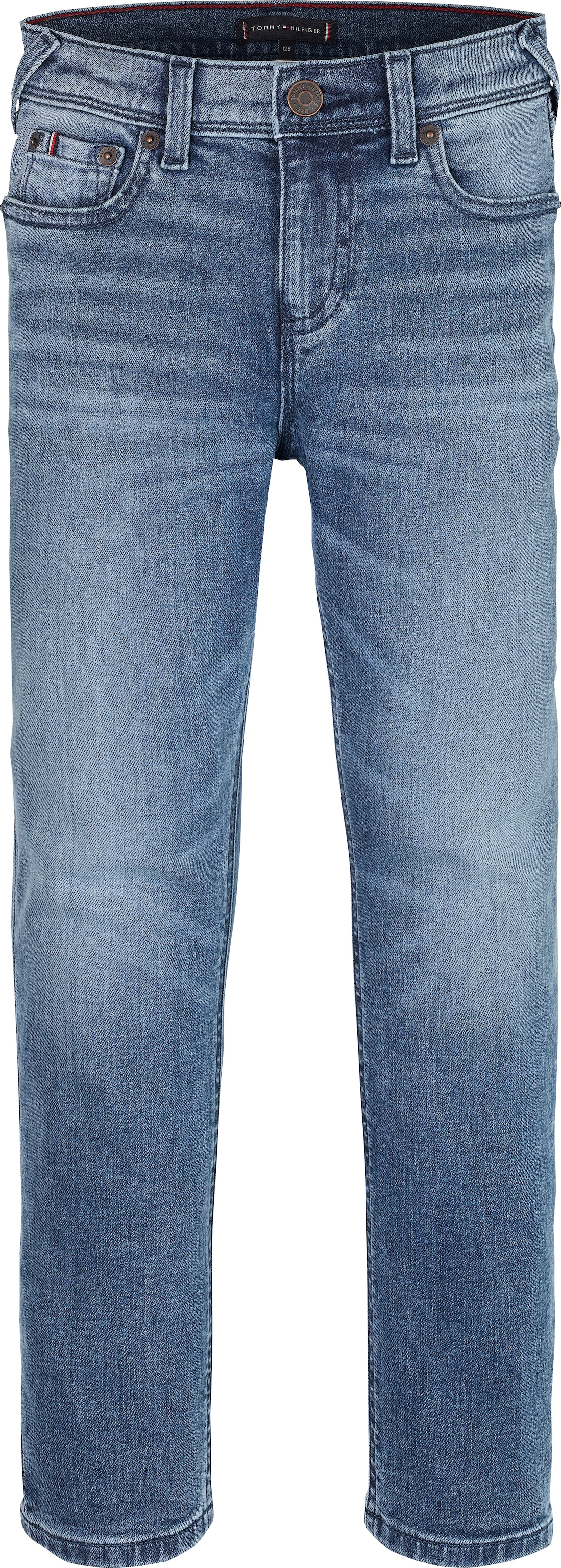 Tommy Hilfiger Slim-fit-Jeans »SCANTON VINTAGE DENIM«, für Kinder bis 16 Jahre, n cooler Waschungi