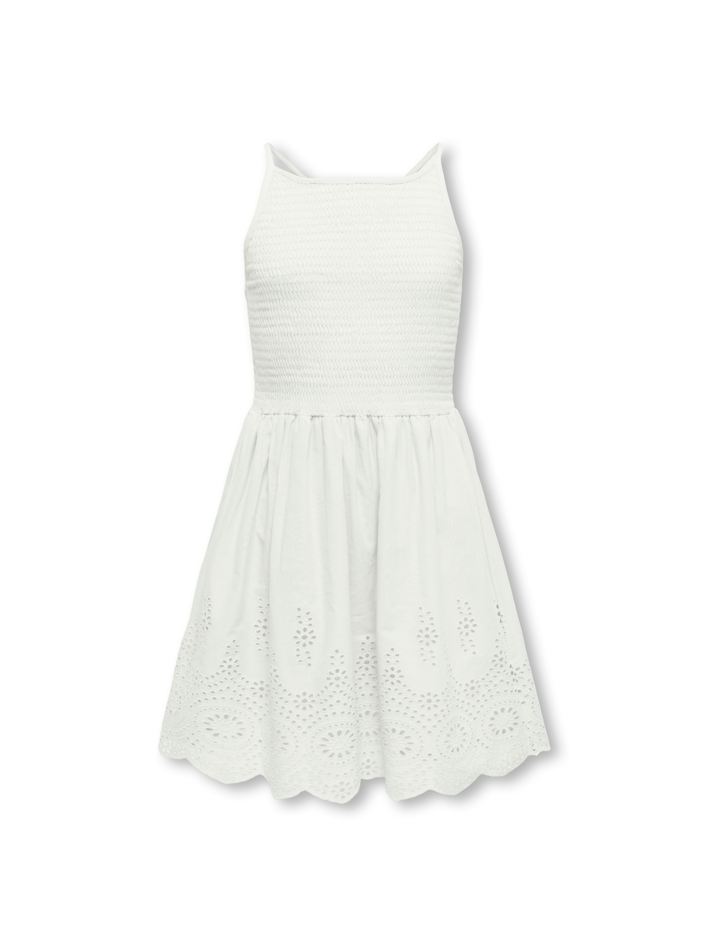 KIDS ONLY Sommerkleid »KOGBONDI LIFE STRAP EMB DRESS WVN« 1 tlg. mit tollem Spitzenrock