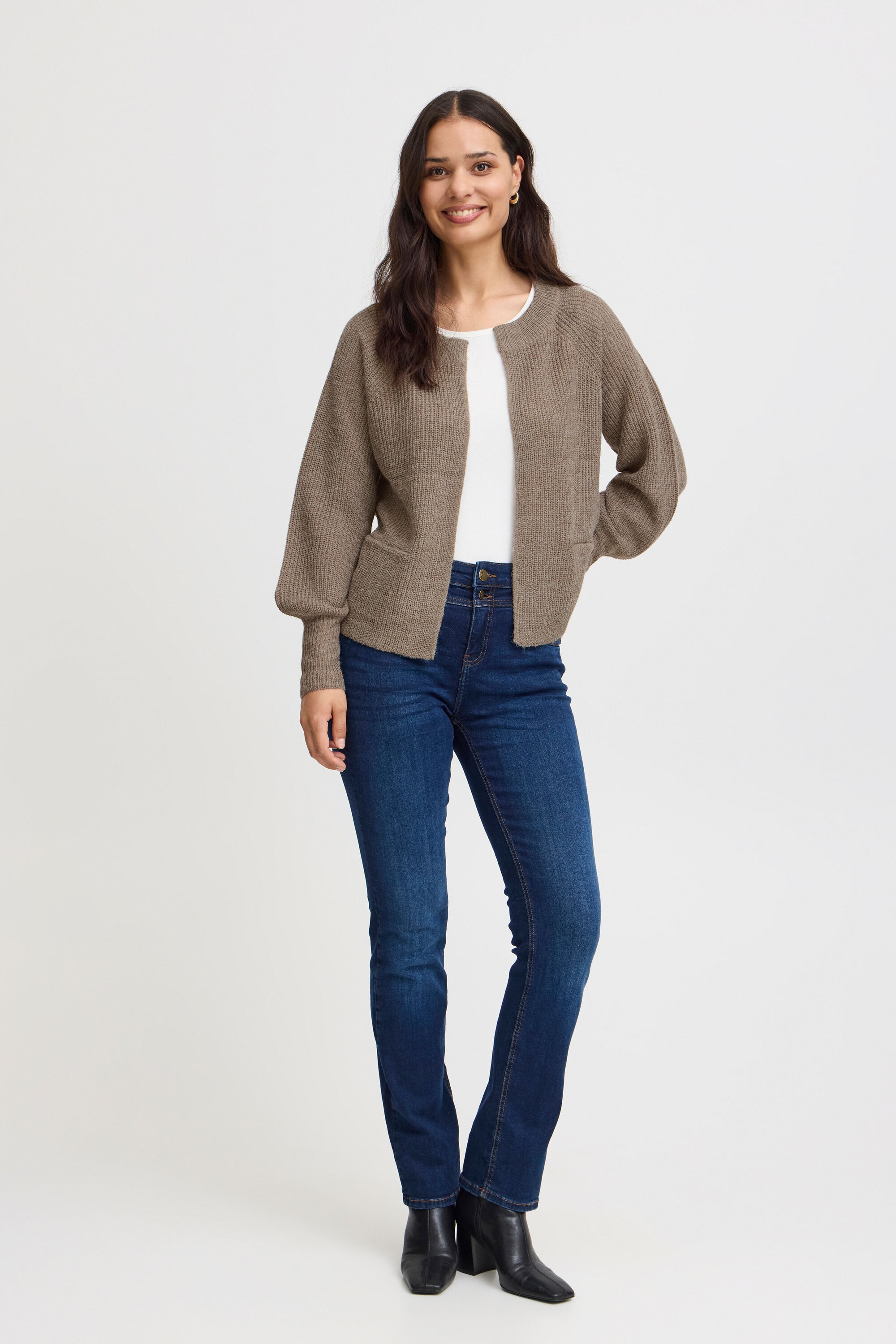 fransa Strickpullover »Strickpullover FRERETTA CAR 4«