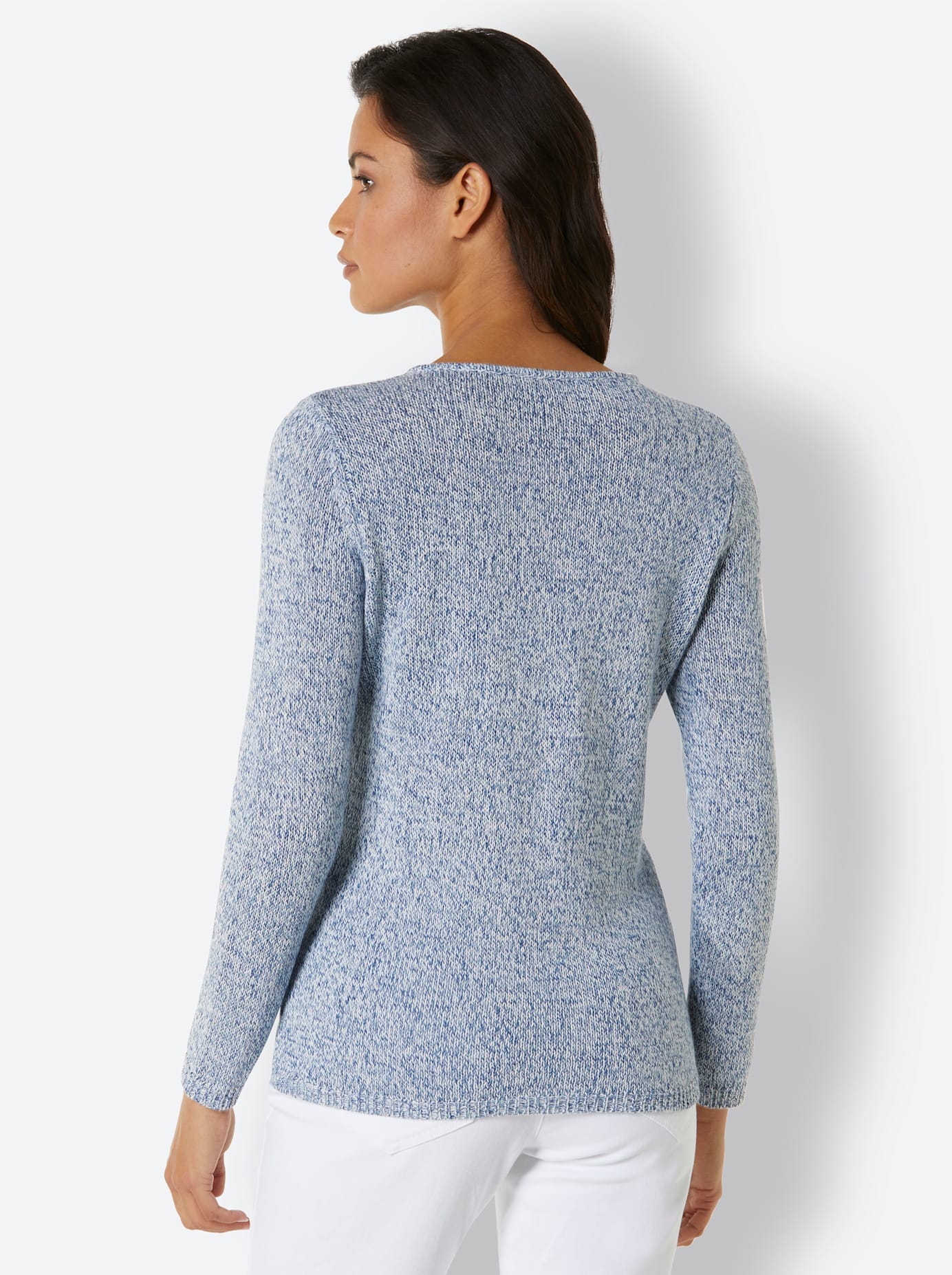 CREATION L PREMIUM Strickpullover »Leinen-Baumwoll-Pullover«