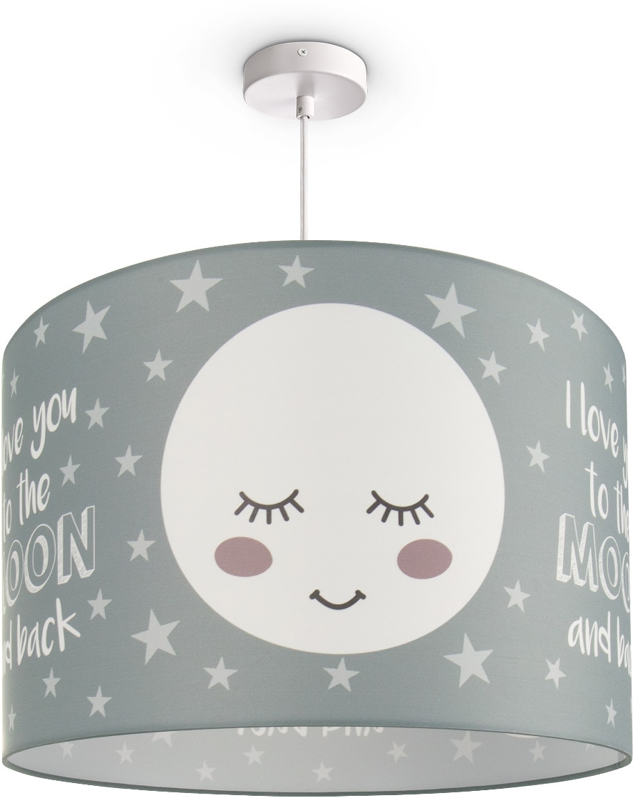 Paco Home Pendelleuchte »Aleyna kaufen Mond-Motiv, online E27 Lampe flammig-flammig, bei LED Kinderlampe 103«, 1 OTTO Deckenlampe Kinderzimmer