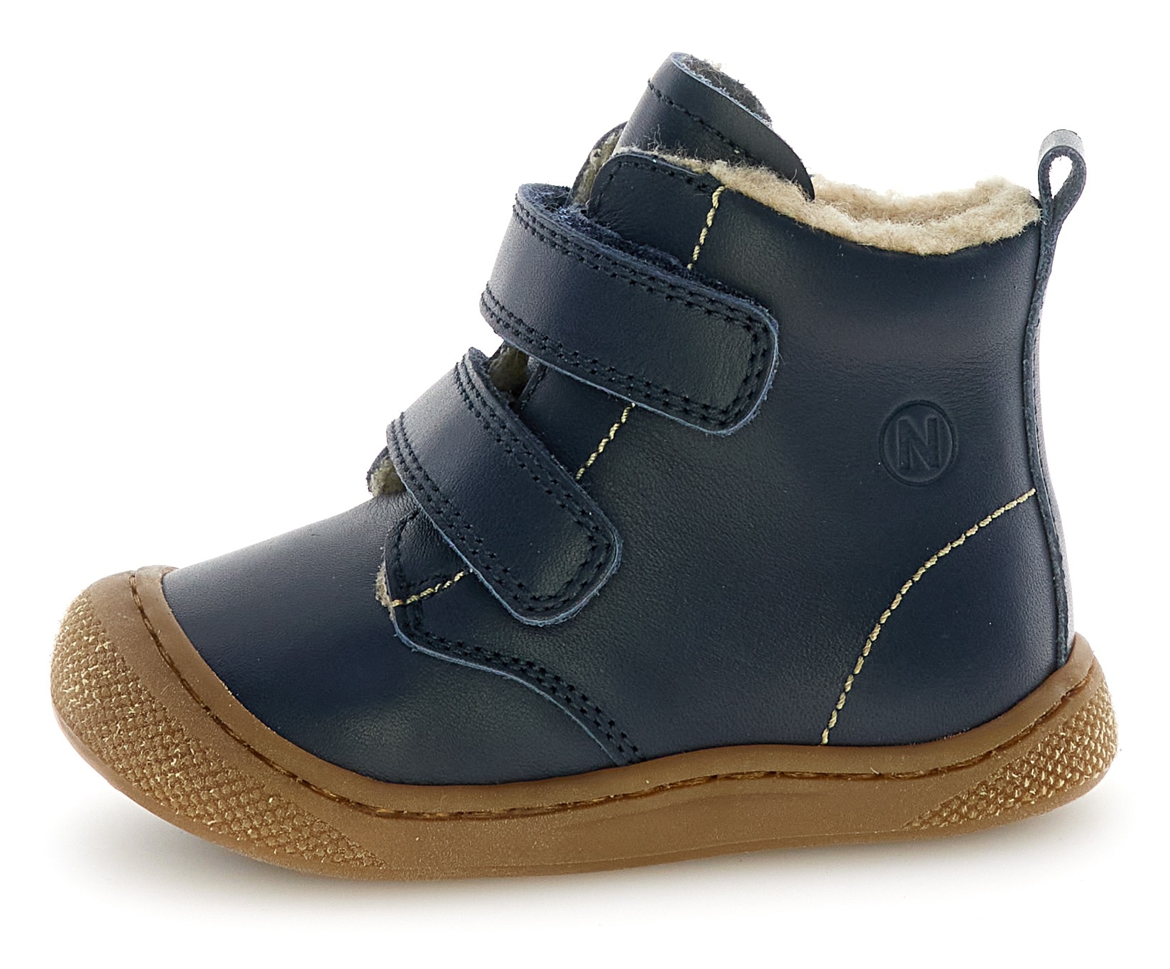 Naturino Lauflernschuh »Bubble Wide«  Klettstiefel mit Wollfutter, Größenschablone zum Download