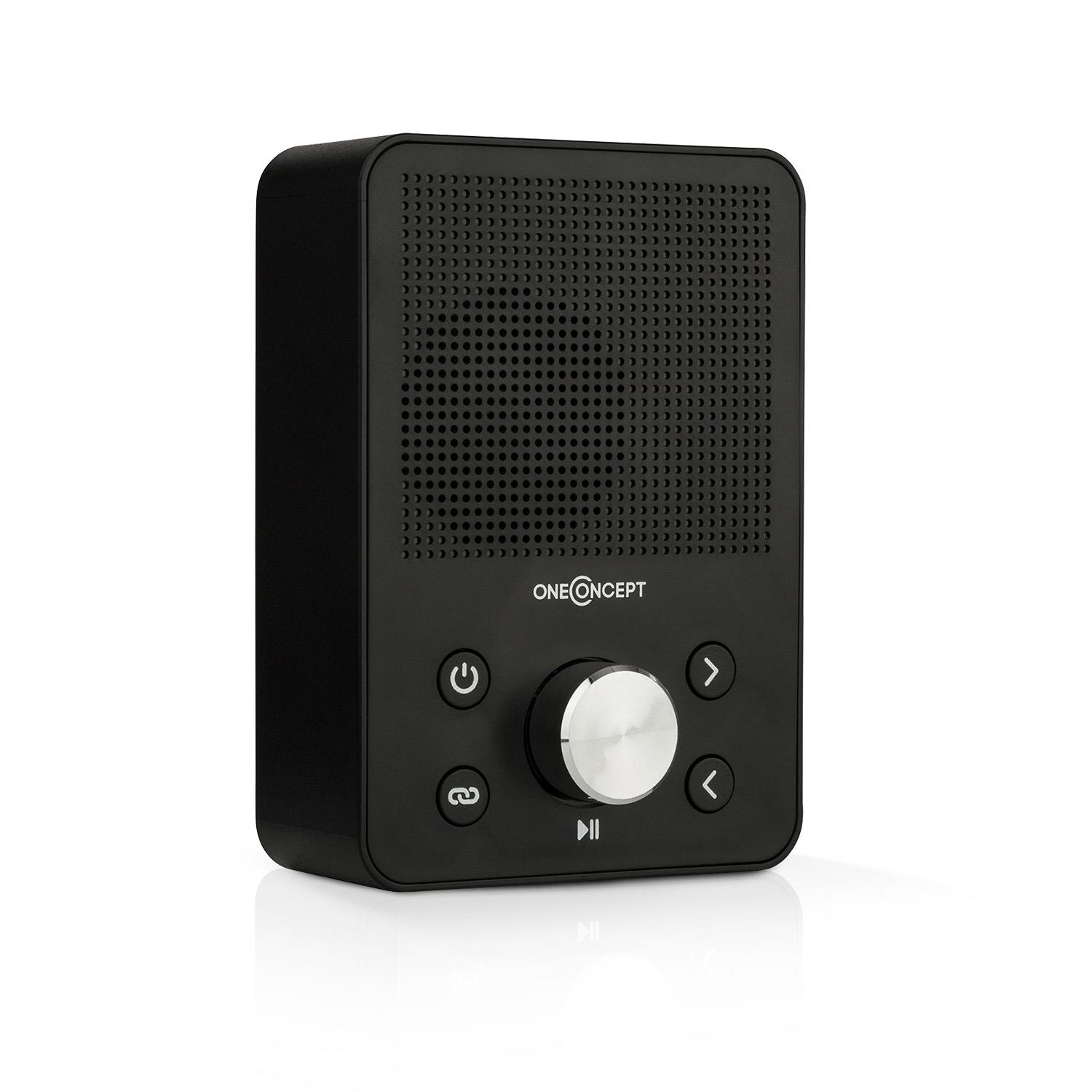 ONECONCEPT Steckdosen-Radio, UKW-Tuner, USB, BT, sc