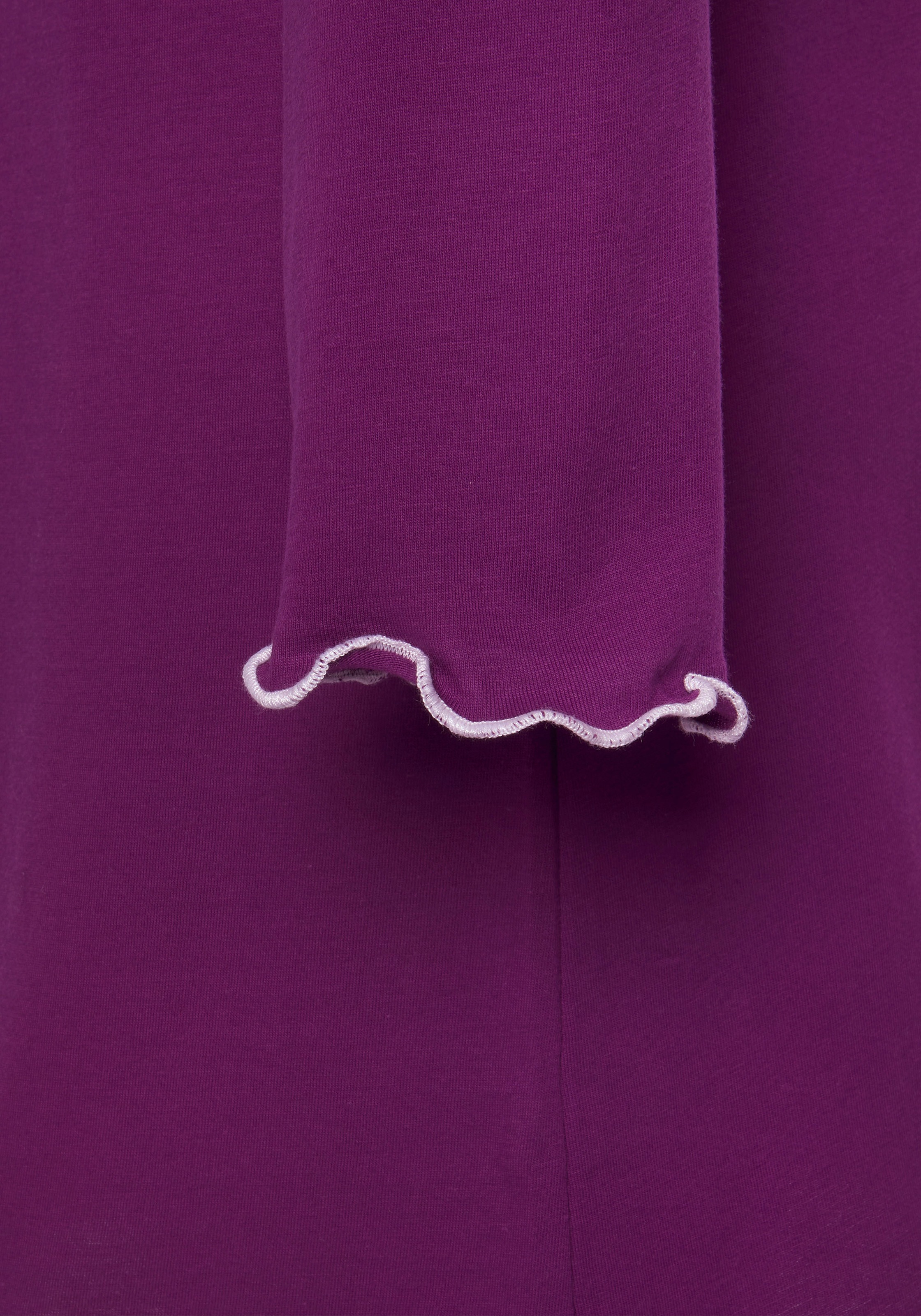 LASCANA Sleepshirt, mit Wellensaum