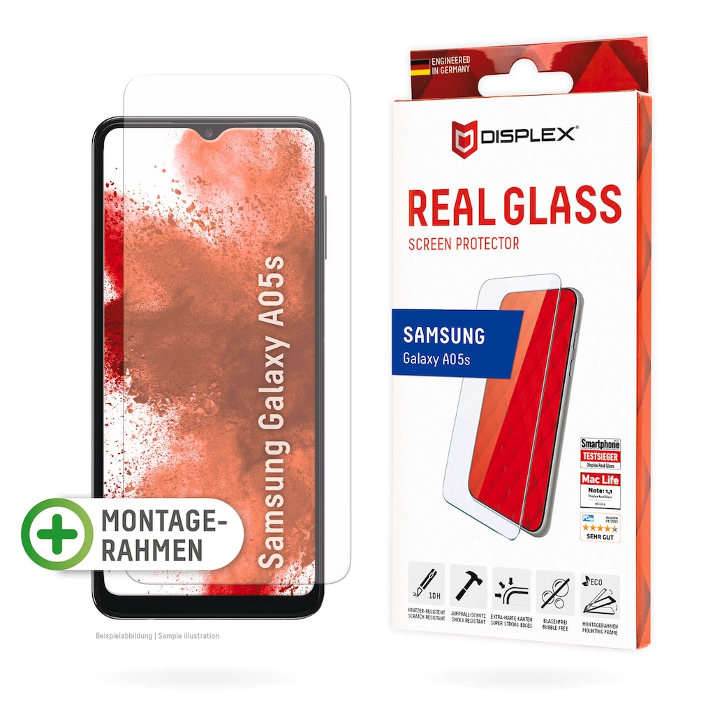 Displex Displayschutzglas »Real Glass«, für Samsung Galaxy A05s, Schutzglas