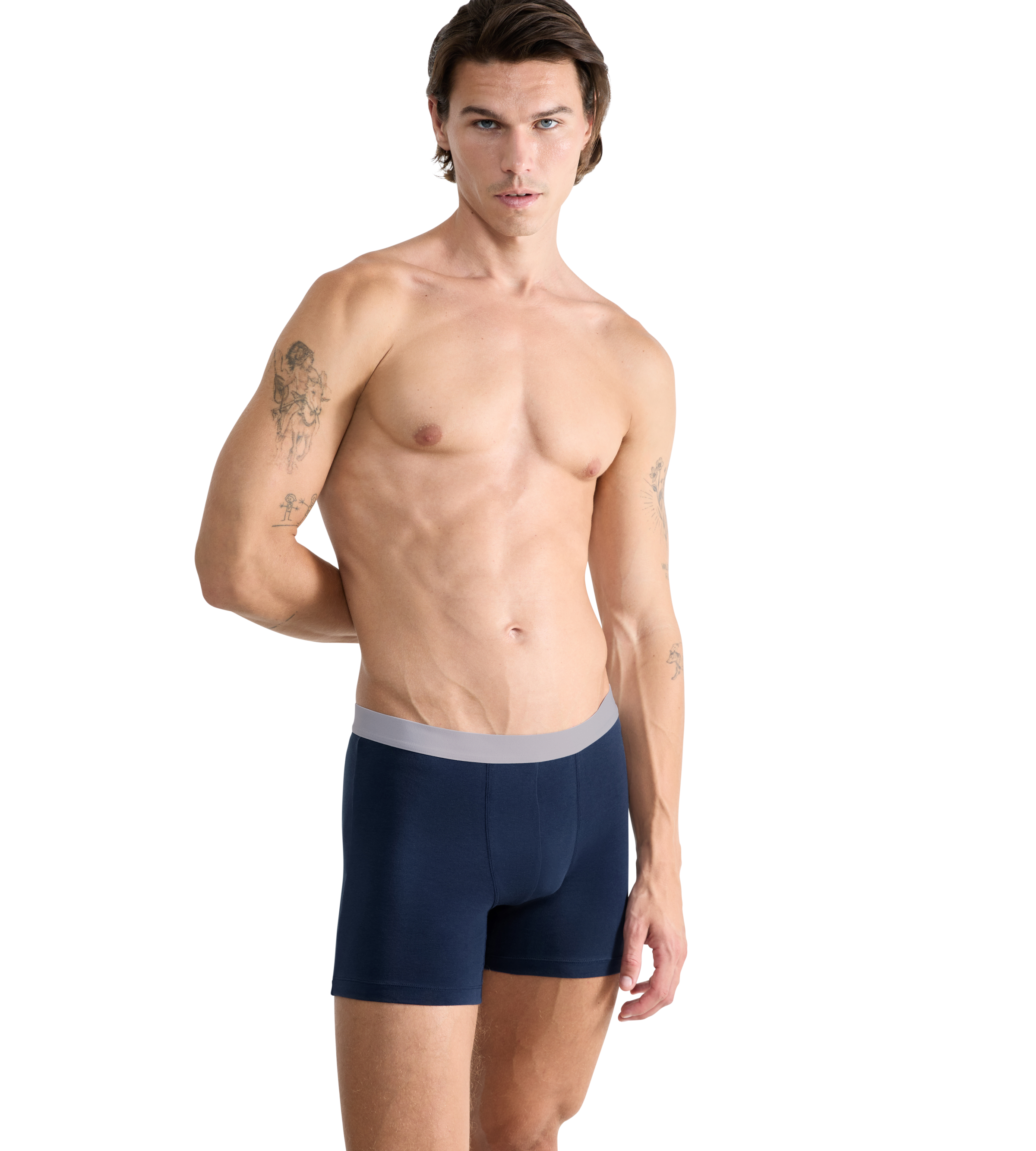 sloggi Retro Boxer »men GO ABC 2.0 Short 2P«, (2er Pack), dezentes, gedrucktes sloggi-Logo am Saum