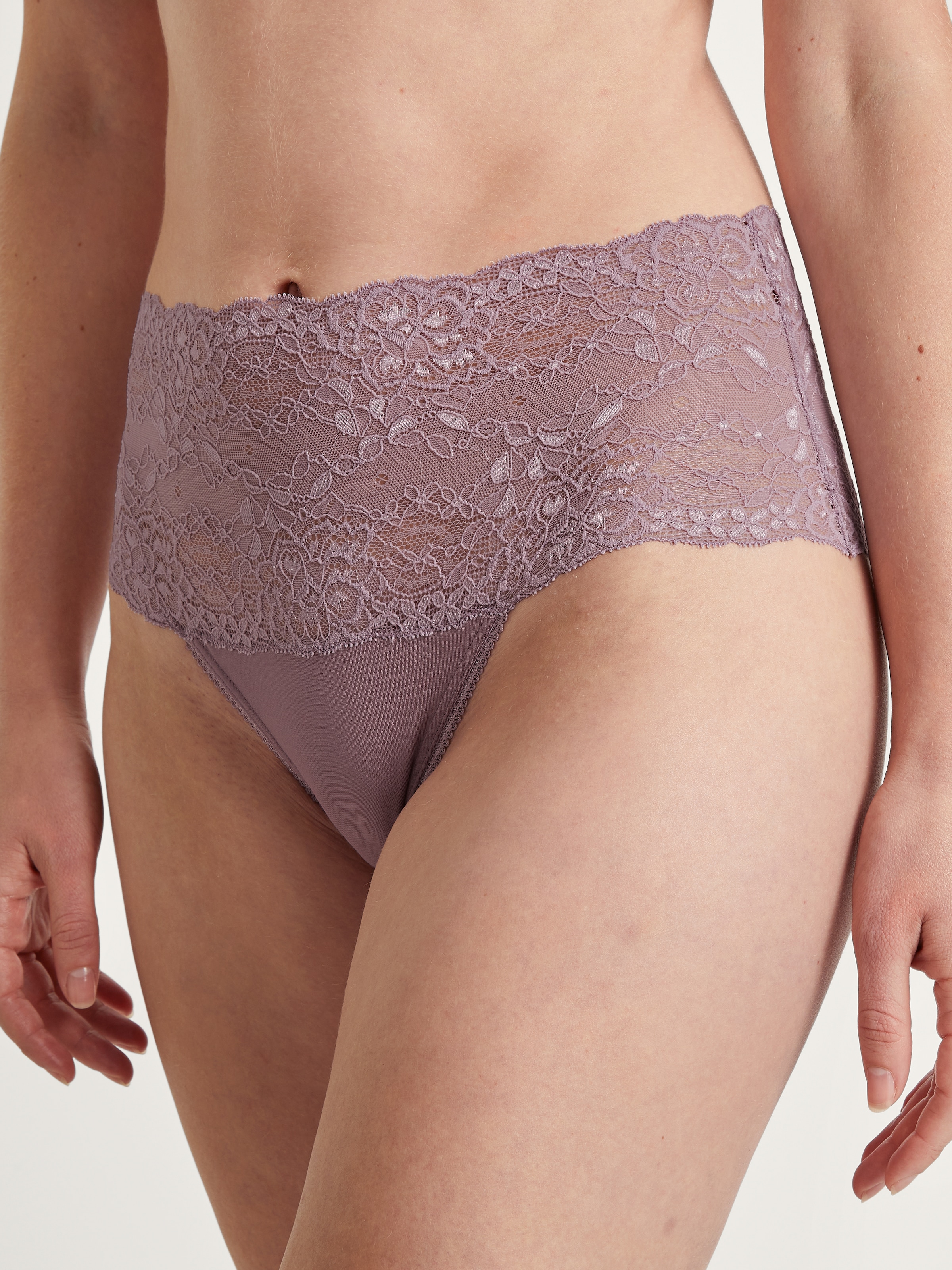 CALIDA Slip »Sensual Secrets«, mit breitem, transparentem Spitzenbund